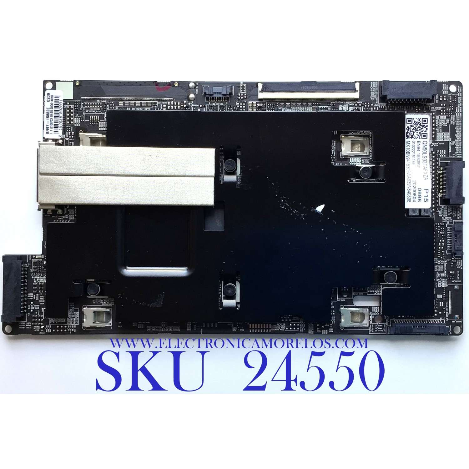 MAIN PARA SMART TV SAMSUNG QLED 4K UHD HDR RESOLUCION (3,840 x 2,160) / NUMERO DE PARTE BN94-15309W / BN41-02754B / BN97-16882E / 010222151169 / 20200804 / PANEL CY-RT050HGAV4H NW26 / MODELO QN50LS03TAFXZA AA01
