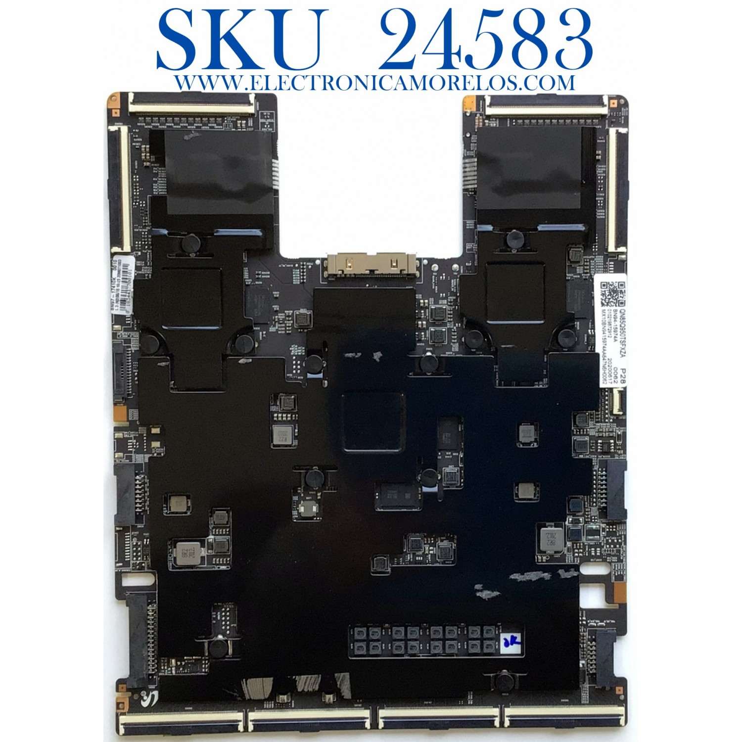 MAIN PARA SMART TV SAMSUNG QLED 8K Quantum HDR 32x RESOLUCION (7680 x 4320) / NUM DE PARTE BN94-15974A / BN41-02745A / BN97-17410K / DISPLAY BN96-50402B / 010219872912 / 20200617 / PANEL CY-TT085JLAV3H NW23 / MODELO QN85Q950TSFXZA AC02