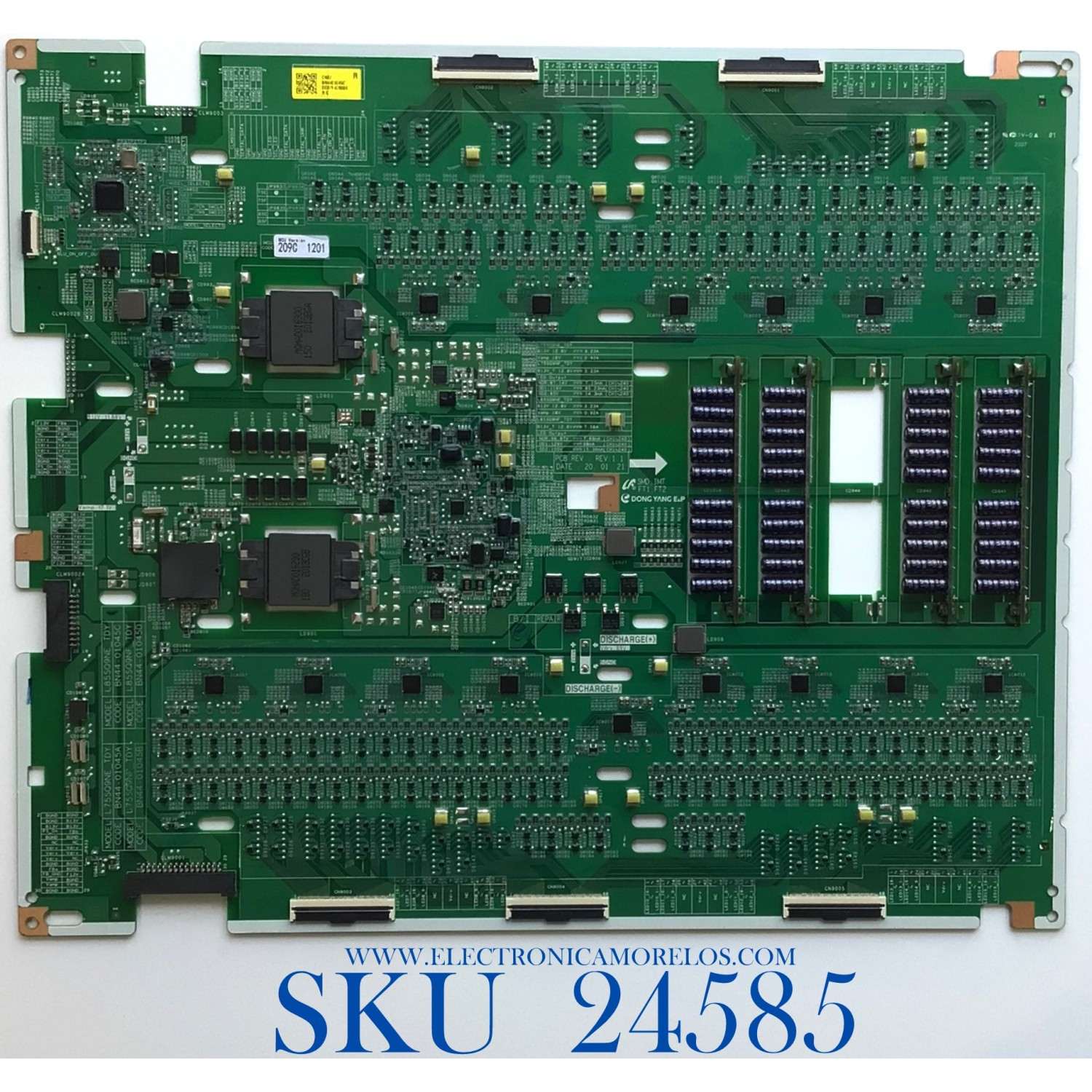 LED DRIVER PARA TV SAMSUNG / NUMERO DE PARTE BN44-01045C / L85SQ9NE_TDY / BN4401045C / DC07N420084 / PANEL CY-TT085JLAV3H NW23 / DISPLAY BN96-50402B / MODELO QN85Q950TSFXZA AC02