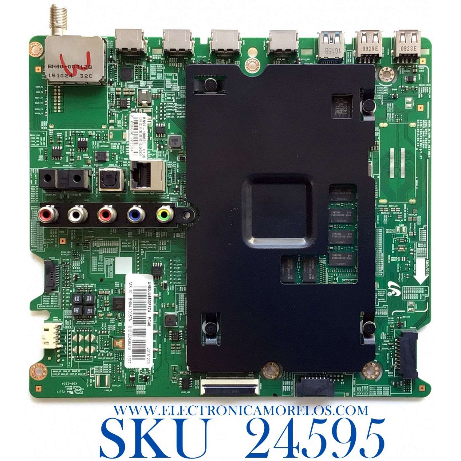 MAIN PARA SMART TV SAMSUNG 4K RESOLUCION (3,840 x 2,160) / NUMERO DE PARTE BN94-10057N / BN41-02344D / BN97-10062D / 010122439315 / 20151203 / PANEL CY-GJ060HGSV1H HW03 / MODELOS UN60JU6500FXZA HD01 / UN60JU6500FXZA HS03
