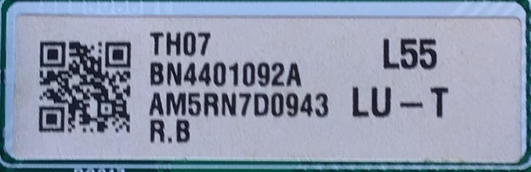 LED DRIVER PARA TV SAMSUNG / NUMERO DE PARTE BN44-01092A / L55IU_THS / BN4401092A / AM5RN7D0943 / PANEL CY-TR055FLAVFH / MODELO QN55LST7TAFXZA AA01 - Imagen 3