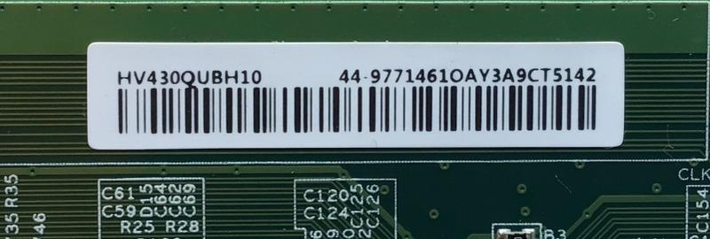 T-CON PARA TV VIZIO / NUMERO DE PARTE 44-9771461O / 47-6021265 / 20180806_X / HV430QUBH10 / P416548A_15 / PANEL'S TPT430H3-QUBH10.K REV:SAP0H / TPT430H3-QUBH10.K REV:SA9P0Q MODELOS V435-H11 LTMUZGLW / V435-H1 LTCUZGKW - Imagen 3