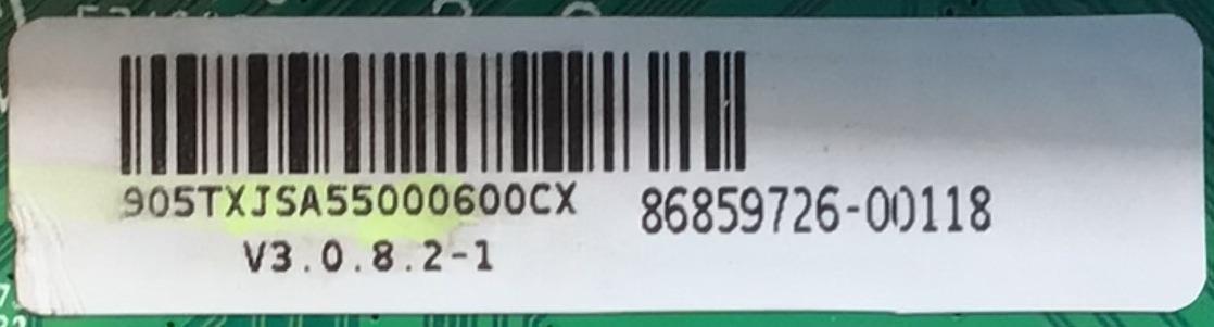  MAIN PARA TV VIZIO NUMERO DE PARTE 905TXJSA550 / 715GA114-M03-B00-005Y / 905TXJSA55000600CX / 86859726-00118/ PANEL TPT550U1-QVN05.U REV:S5DB1C / DISPLAY T550QVN05.D / MODELO M558-G1 LTCWYG - Imagen 3