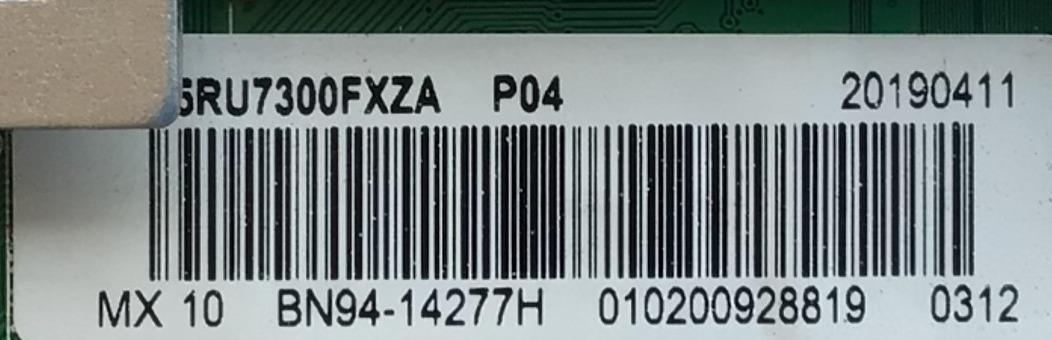MAIN PARA TV SAMSUNG UHD 4K CURVA SMART TV / NUMERO DE PARTE BN94-14277H / BN97-15719D / BN41-02703A / PANEL CY-CN055HGLV9H / MODELO UN55RU7300 / UN55RU7300FXZA FA01 - Imagen 2
