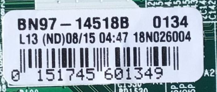  MAIN ORIGINAL PARA TV SAMSUNG / NUMERO DE PARTE BN94-13095B / BN97-14518B / BN41-02585B / BN41-02585 / BN9413095B / PANEL CY-JN040BGNV1H / DISPLAY V400HJ6-PE1 REV.CA / MODELO UN40J5290AFXZX DA01 - Imagen 3