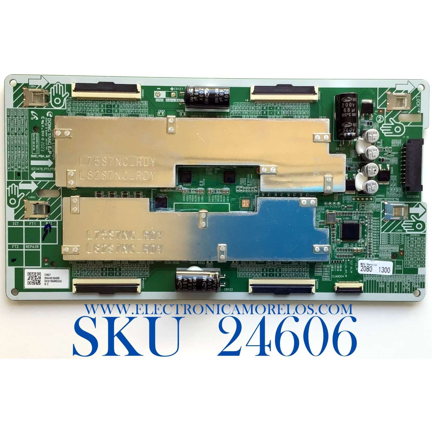 LED DRIVER PARA TV SAMSUNG QLED 4K UHD HDR SMART TV / NUMERO DE PARTE BN44-01040B / L85S8NC_TDY / BN4401040B / E202404 / PANEL CY-TT085FMAV3H / DISPLAY BN96-50258A / MODELO QN85Q80 / QN85Q80TAFXZA / QN85Q80TAFXZA AC02 / QN85Q80AAFXZA AB05