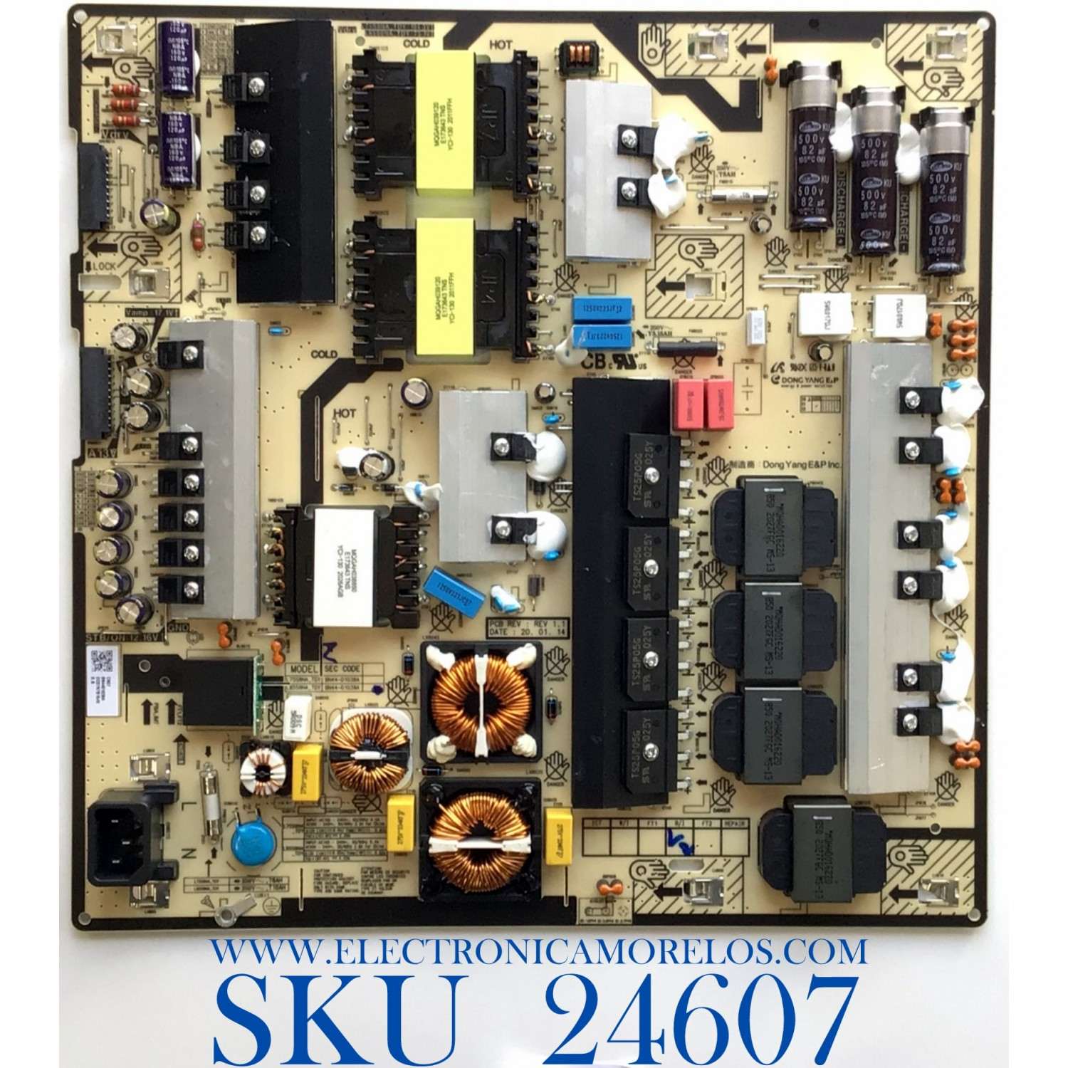 FUENTE DE PODER PARA TV SAMSUNG QLED 4K UHD HDR SMART TV / NUMERO DE PARTE BN44-01039A / L85S8NA_TDY / BN4401039A / L85S8NA_TDY:75.1V / PANEL CY-TT085FMAV3H / MODELO QN85Q80 / QN85Q80TAFXZA / QN85Q80TAFXZA AC02 / QN85Q80AAFXZA AB05