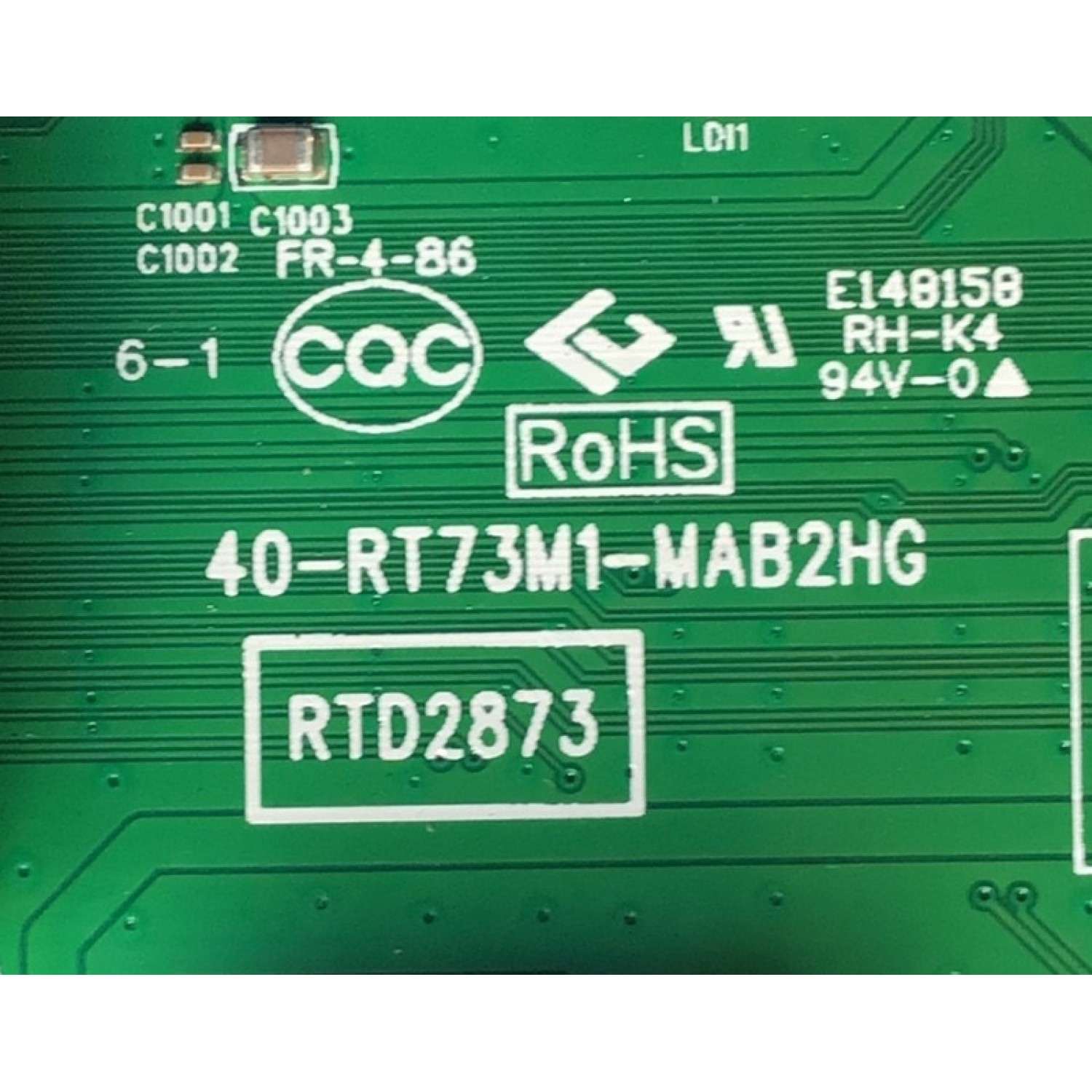 MAIN PARA SMART TV TCL 4K QLED DOLBY VISION HDR ROKU RESOLUCION (3840 X 2160) / NUMERO DE PARTE 08-AU65CUN-OC406AA / 40-RT73M1-MAB2HG / 08-RT73002-MA200AA / 08-RT73002-MA300AA / GTC007593A / V8-RT73K01-LF1V1516 / 20284930MA1280 / MODELO 65Q825 - Imagen 3