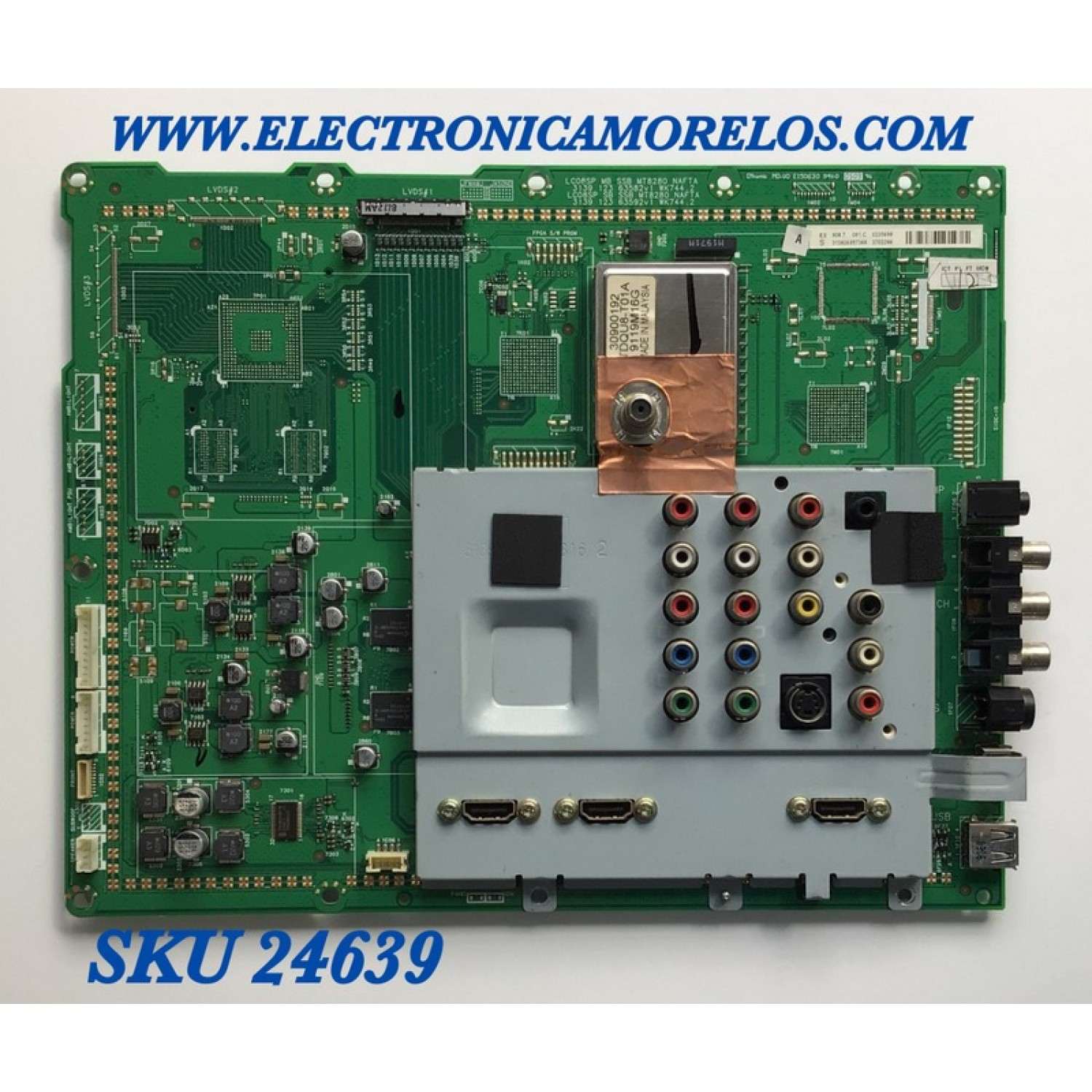 MAIN PARA TV PHILIPS / NUMERO DE PARTE 313926857368 / 313912363582V1 WK744.2 / 313912363592V1 WK744.2 / LC08SP MB SSB MT8280  / LC08SP SB SSB MT8280  / MODELO 32PFL5403D/F7