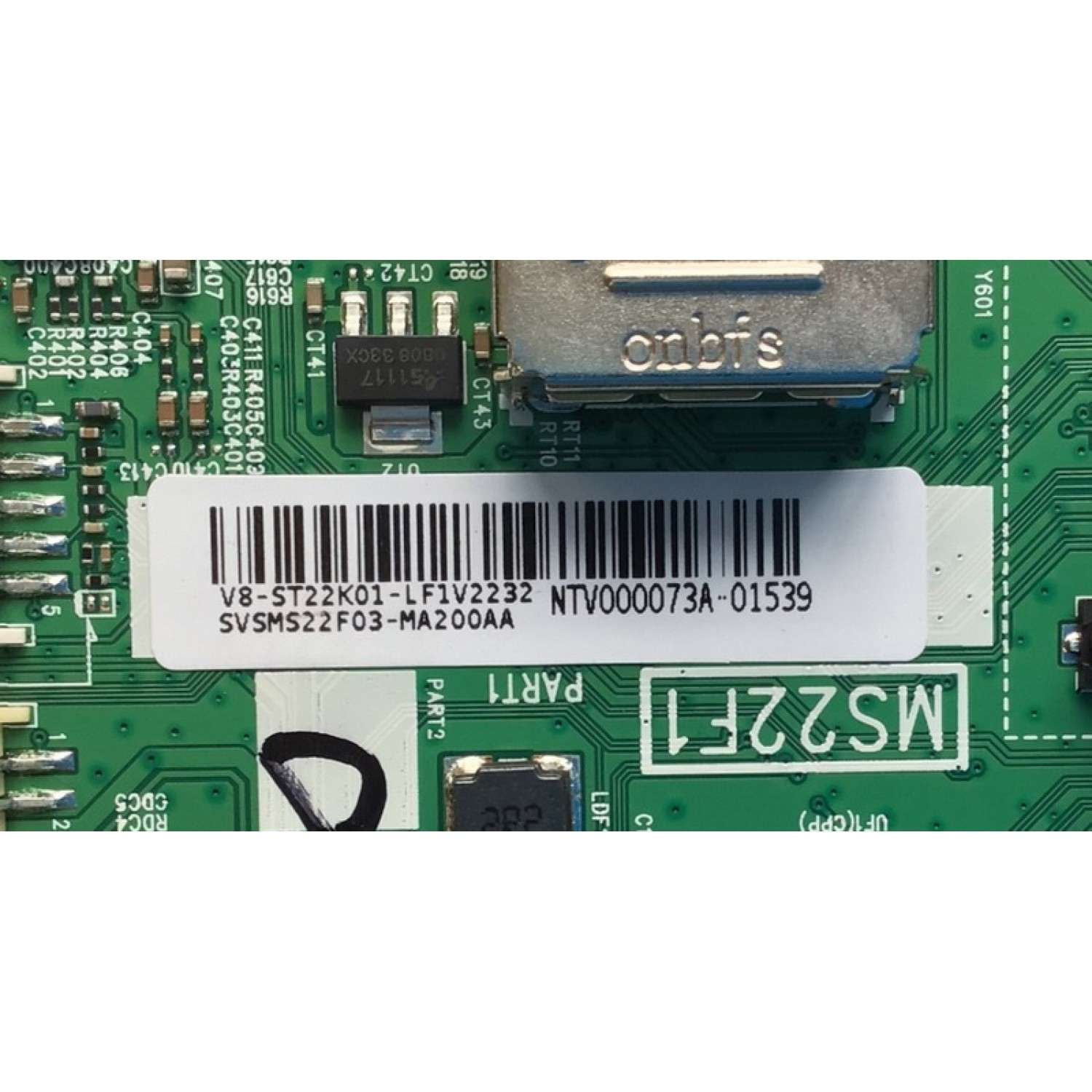 MAIN PARA SMART TV TCL (ROKU) 4K UHD CON HDR10 RESOLUCION (3840 X 2160) / NUMERO DE PARTE SVSMS22F03-MA200AA / 40-MS22F1-MAB2HG / MS22F1 / V8-ST22K01-LF1V2232 / NTV000073A-01539 / PANEL ST6451D02-A-XRR-2 / DISPLAY ST6451D02-A / MODELO 65S425 - Imagen 3