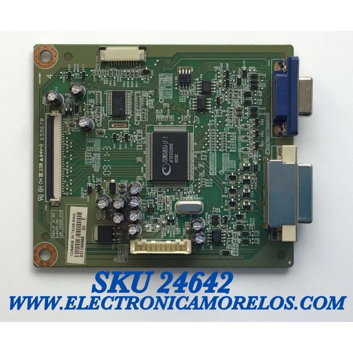 MAIN PARA MONITO DELL / NUMERO DE PARTE 55.7A208.MAIG / 48.7A208.01M / L8105-1M / 12264628 / 9331I06968 / 9331I27494 / 55.7A208.A18G / PANEL LM220WE5 (TL)(A1) / MODELO G2210T