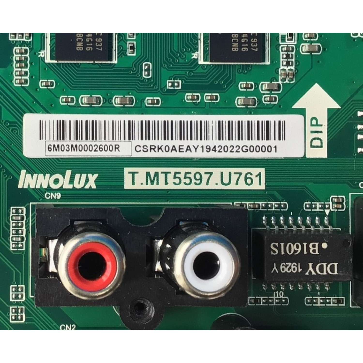 MAIN PARA TV VIZIO / NUMERO DE PARTE 6M03A0000X00J / T.MT5597.U761 / 6M03M0002600R / 6M03M0002900R / 3C9BD6F45756 / PANEL V500DJ6-D03 REV.CA / MODELO V505-G9 LINIXXVV  - Imagen 2