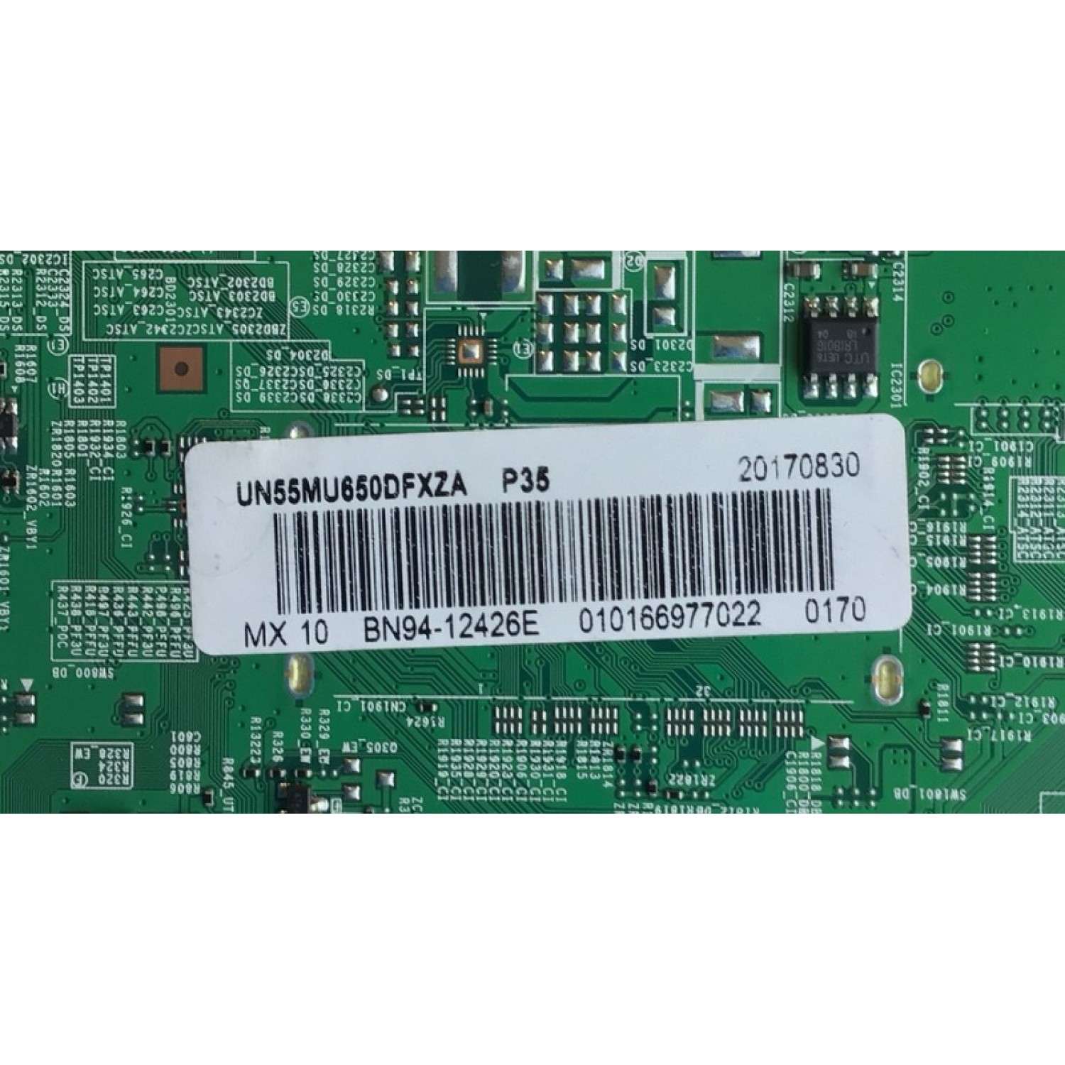MAIN PARA SMRAT TV SAMSUNG 4K UHD CON HDR RESOLUCION (3840 x 2160) / NUMERO DE PARTE BN94-12426E / BN41-02568B / BN97-13470A / 20170830 / 010166977022 / PANEL CY-WK055HGLV2H JW35 / MODELO UN55MU650DFXZA FA01 - Imagen 2