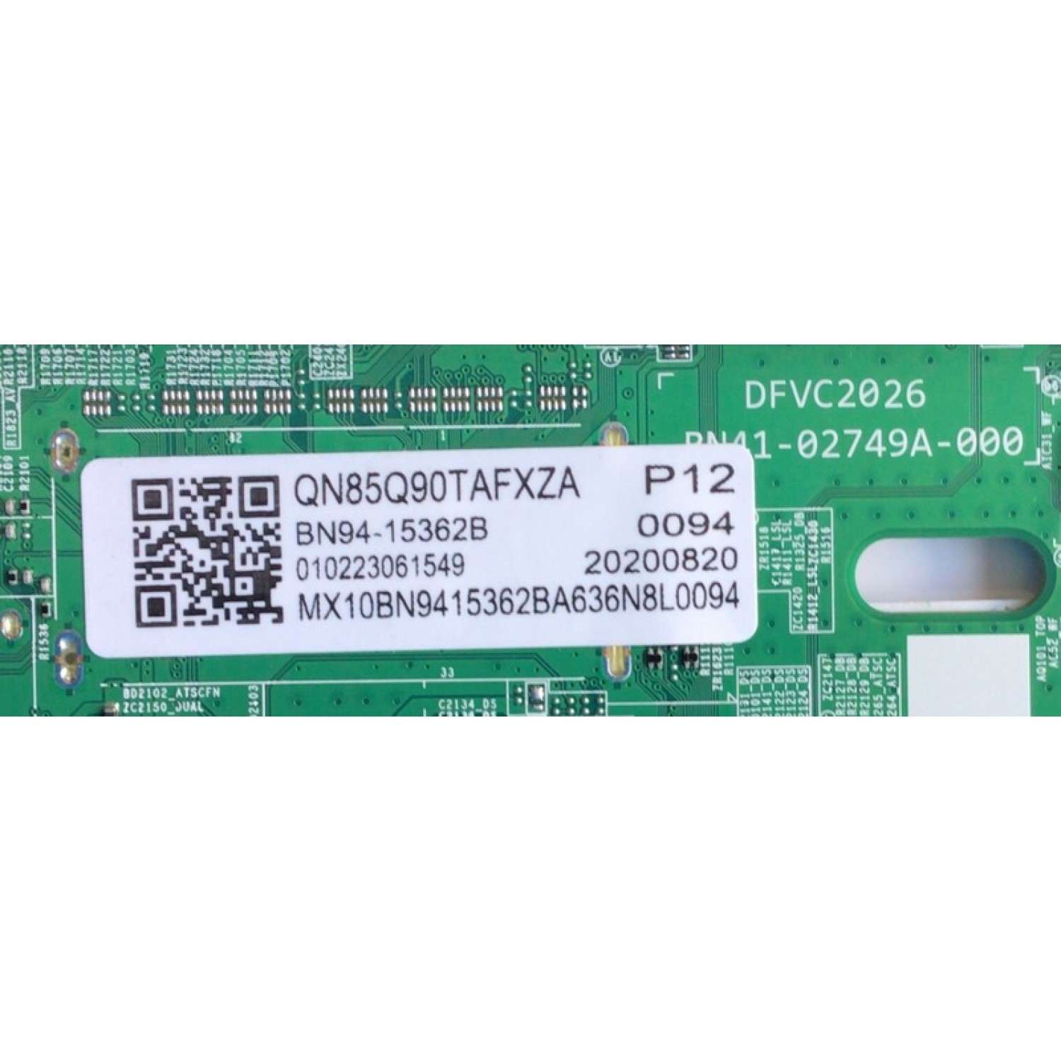 MAIN PARA SMART TV SAMSUNG Neo QLED 8K QUANTUM HDR RESOLUCION (7,680 x 4,320) / NUMERO DE PARTE BN94-15362B / BN41-02749A / BN97-16646A / 20200820 / 010223061549 / PANEL CY-TT085FLAV2H NW34 / MODELO QN85Q90TAFXZA AA01 - Imagen 3