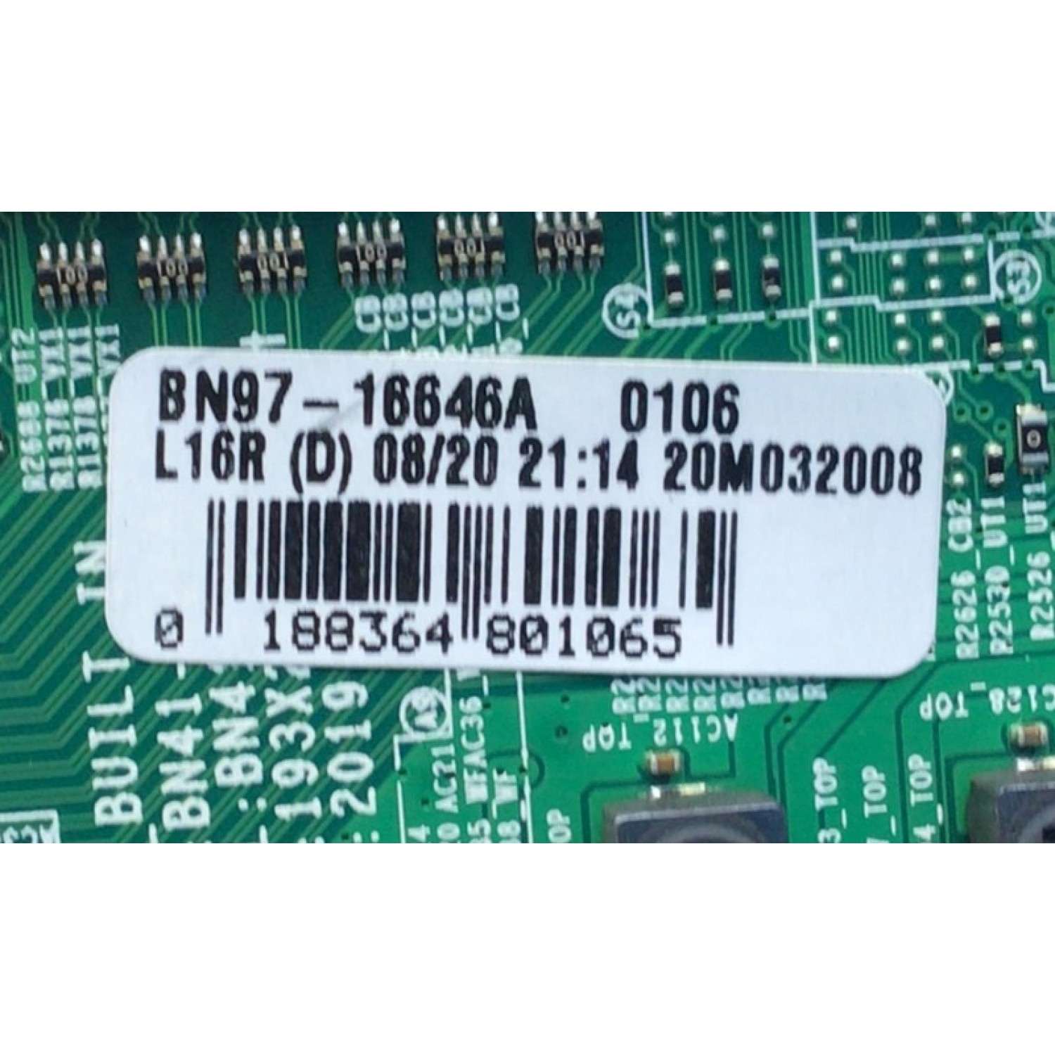 MAIN PARA SMART TV SAMSUNG Neo QLED 8K QUANTUM HDR RESOLUCION (7,680 x 4,320) / NUMERO DE PARTE BN94-15362B / BN41-02749A / BN97-16646A / 20200820 / 010223061549 / PANEL CY-TT085FLAV2H NW34 / MODELO QN85Q90TAFXZA AA01 - Imagen 2