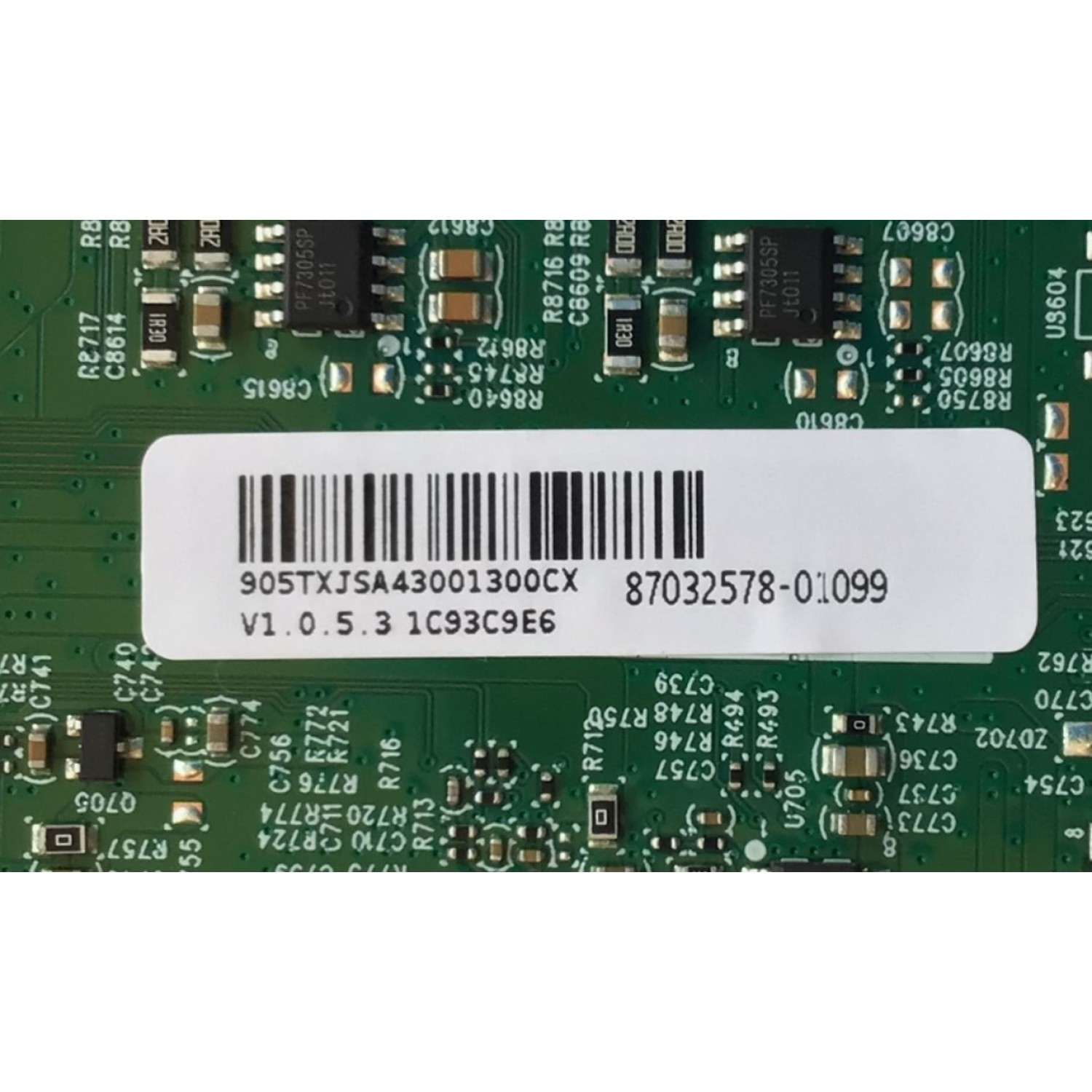 MAIN PARA SMART TV VIZIO 4K UHD CON HDR RESOLUCIÓN (3840 x 2160) / NUMERO DE PARTE 905TXJSA430013 / 715GA874-M0C-B00-004K / 87032578-06970 / 1C93C9E6 / 87032578-01099 / PANEL TPT430H3-QUBH10.K REV:SA9P0Q / MODELO V435-H1 / V435-H1 LTCUZGKW - Imagen 3