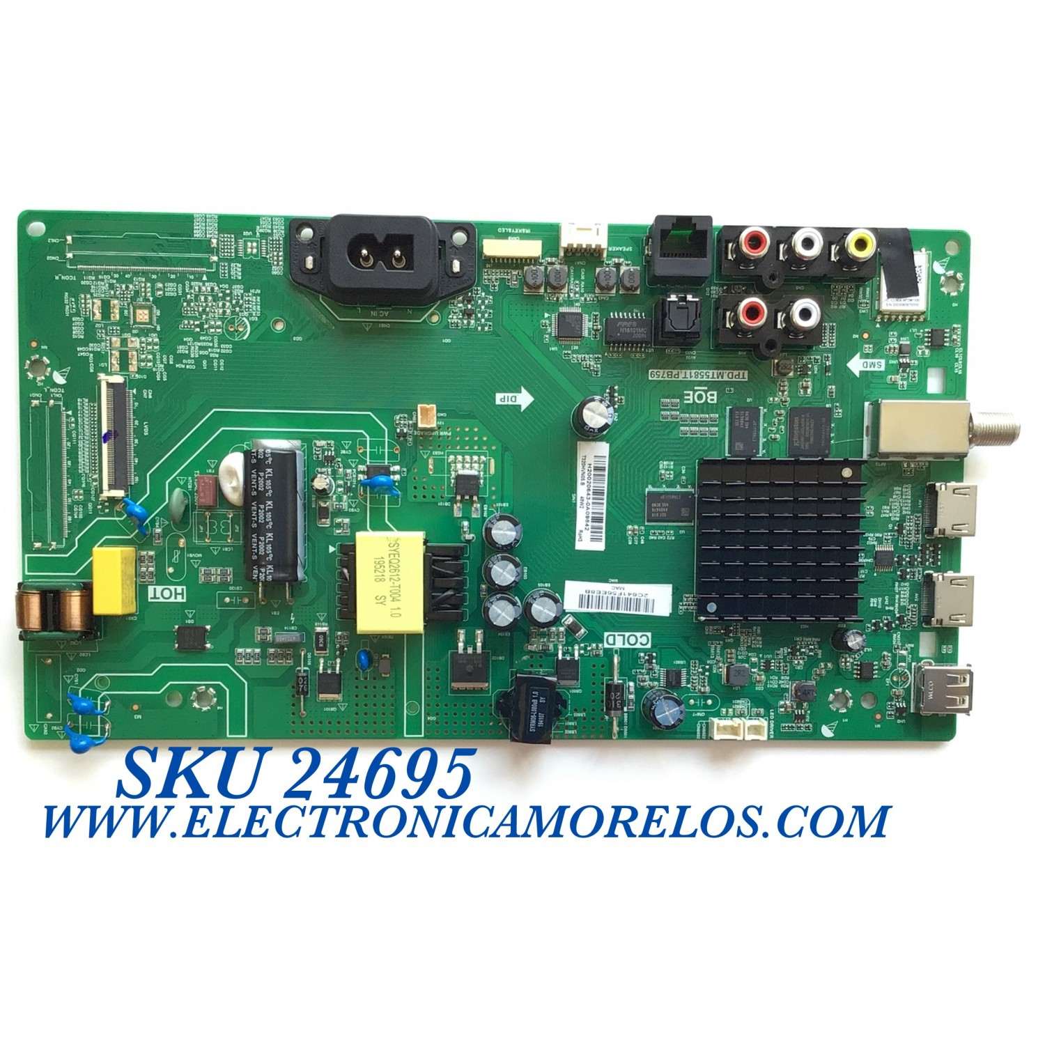 MAIN  PARA TV LG / NUMERO DE PARTE EBU65674805 / EAX68805202 / 88562102 / 65674805 / 0APMXL16-0002 / G0017091RY