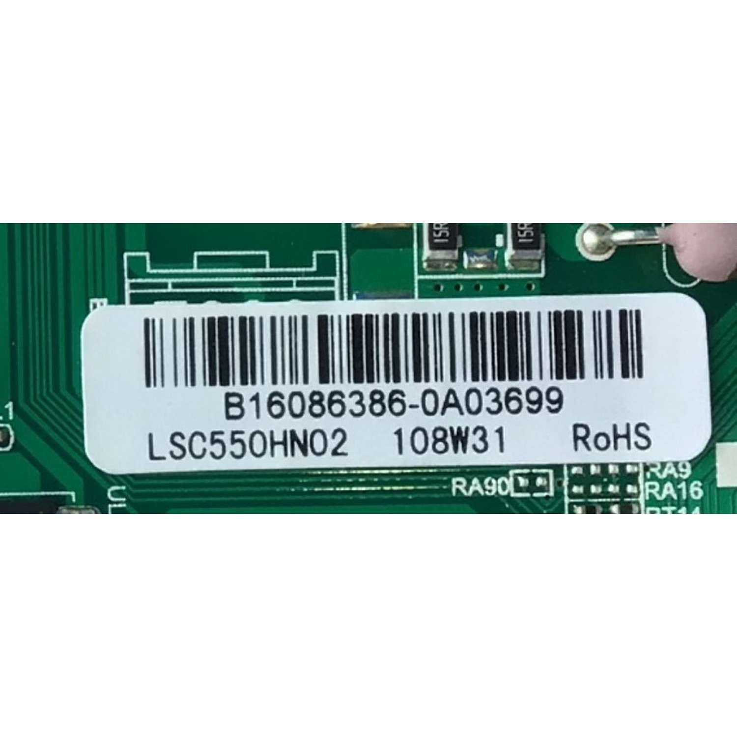 MAIN FUENTE PARA TV WESTINGHOUSE / NUMERO DE PARTE 890-M00-02N38 / TP.MS3393.PC821 / LSC550HN02 / B16086386 / WE-M16086 / PANEL T550-DXA-DLED / MODELO WD55FB1530 - Imagen 3