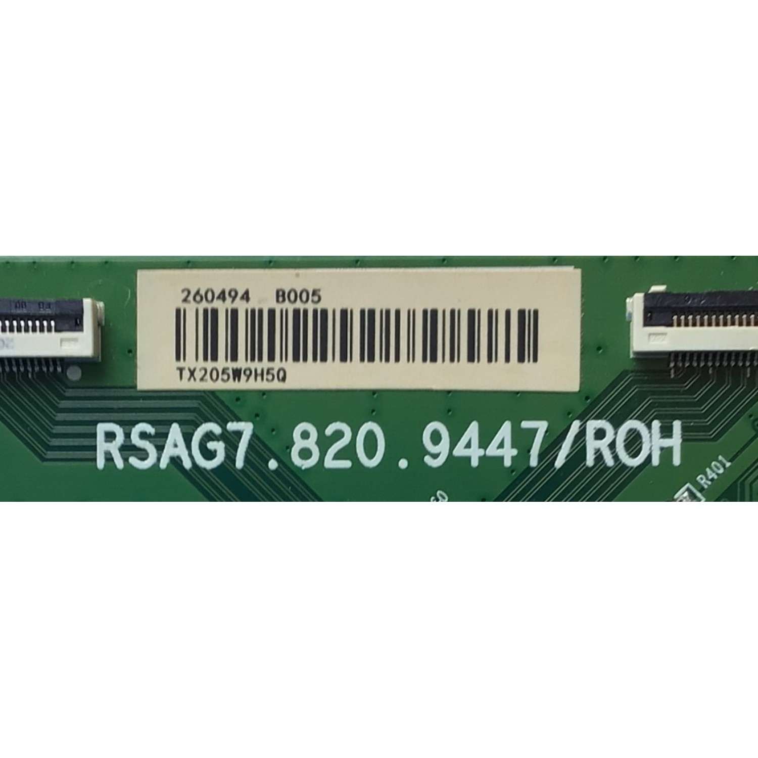 T-CON PARA TV HISENSE / NUMERO DE PARTE 260494 / RSAG7.820.9447/ROH / TX205W9H5Q / B005 / PANEL JHD500X3U51-TA\S0\FJ\GM\ROH / MODELO 50H8G - Imagen 2