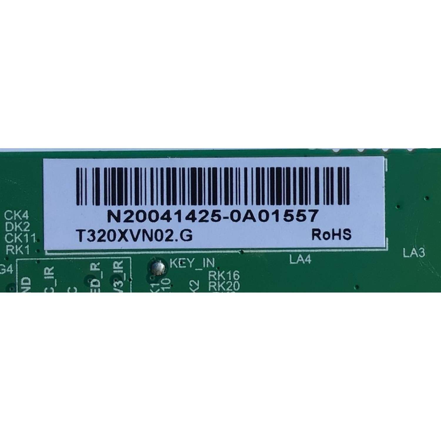 MAIN PARA TV TOSHIBA SMART HD / NUMERO DE PARTE CN2T100001H / TD.T950.67 / CN2T100001H00DWALMK16760000B / PANEL K320WDCRA-UA200A4 / DISPLAY T320XVN02.G / MODELO 32LF221U21 - Imagen 2