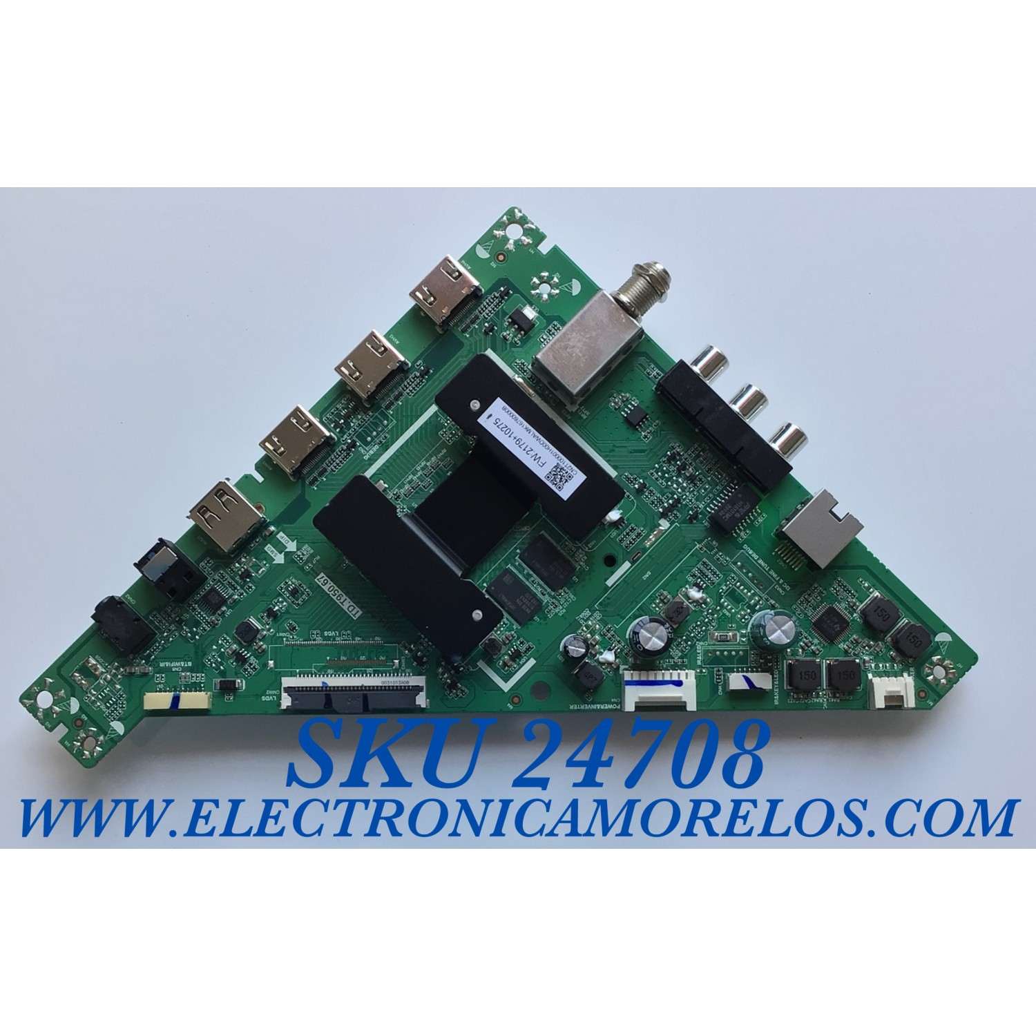 MAIN PARA TV TOSHIBA SMART HD / NUMERO DE PARTE CN2T100001H / TD.T950.67 / CN2T100001H00DWALMK16760000B / PANEL K320WDCRA-UA200A4 / DISPLAY T320XVN02.G / MODELO 32LF221U21