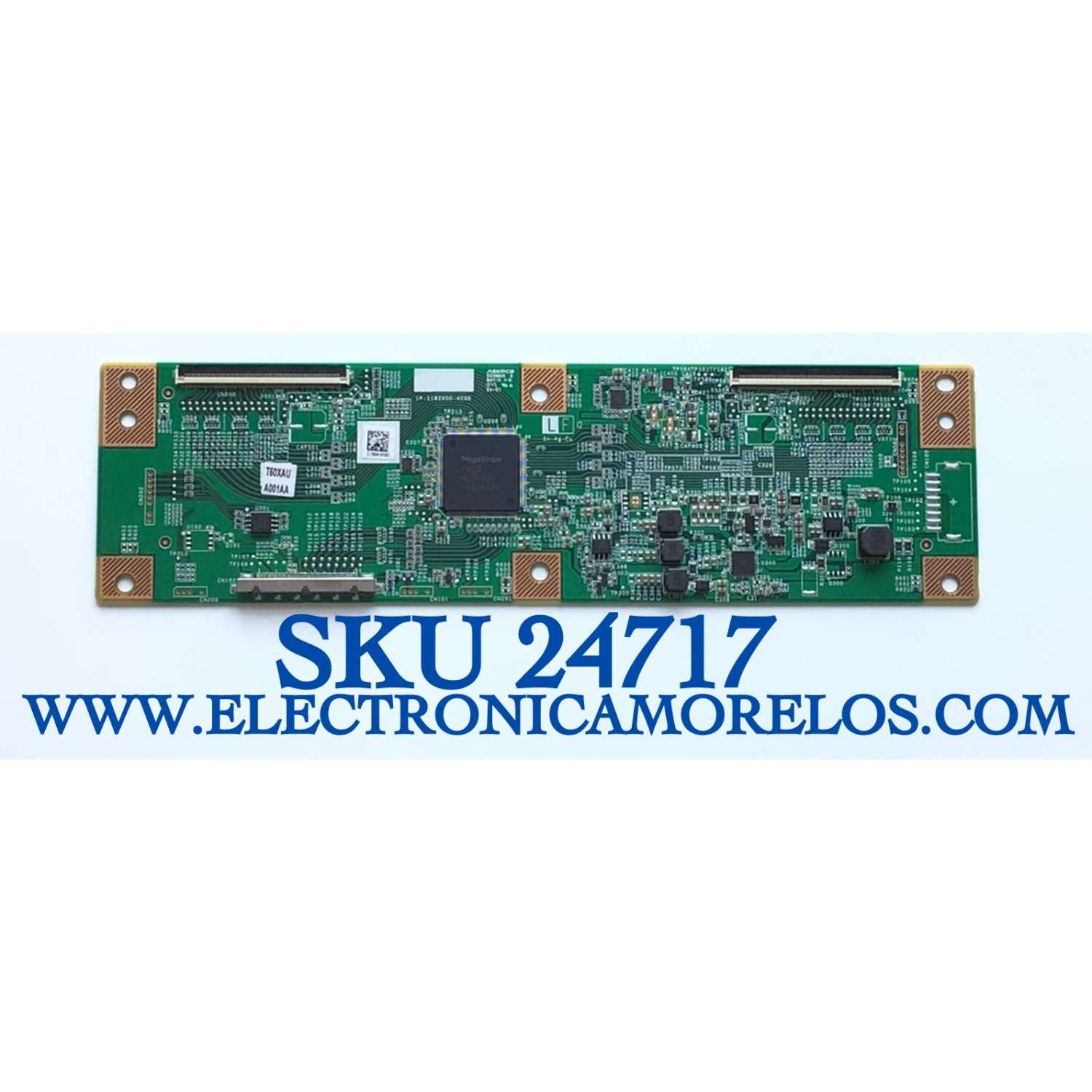 T-CON PARA TV VIZIO / NUMERO DE PARTE T60XAUA001AA / 1P-1182X00-40SB / E239218 2 / PANEL SD600DU1.1 / MODELOS V605-G3 LFTRYRKV / V65-H3 LFTRA3KW