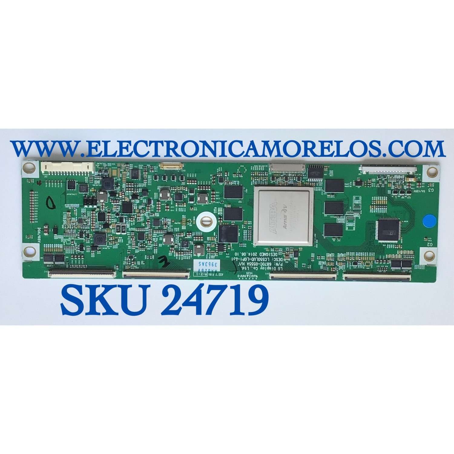 T-CON PARA TV LG NUMERO DE PARTE 6871L-3963A / 6870C-0555A/ 3963A / AA626V / PANEL LC550LUD (LG) (P1) / MODELO / 55EC9300-UA.AUSWLJR / 55EC9300-UA / 55EC9300