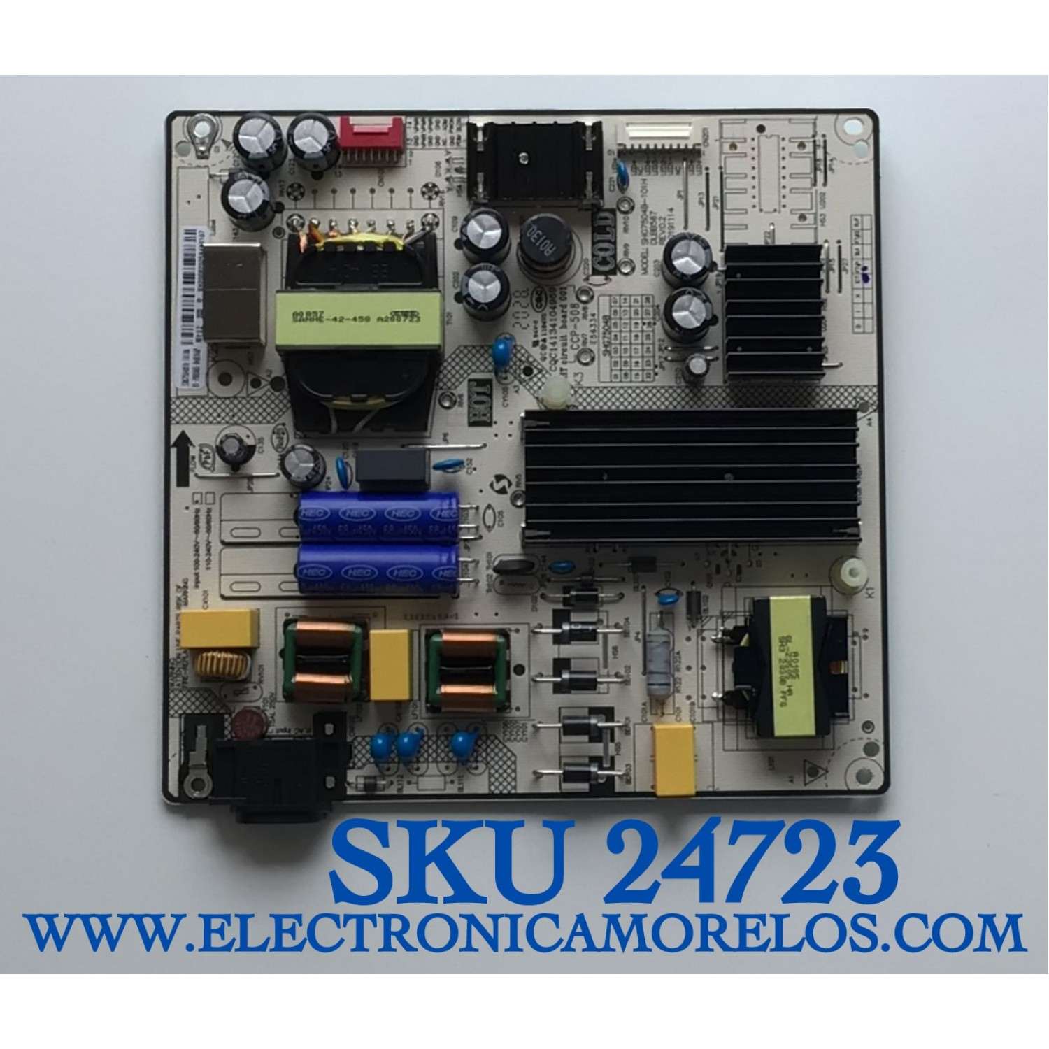 FUENTE DE PODER PARA TV RCA NUMERO DE PARTE 81-PBE065-H4B1AP / SHG7504B-101HDLBB567 / SHG7504B16-101HA / PANEL LVU650CSDX E0097 / MODELO RTRU6527-C-US