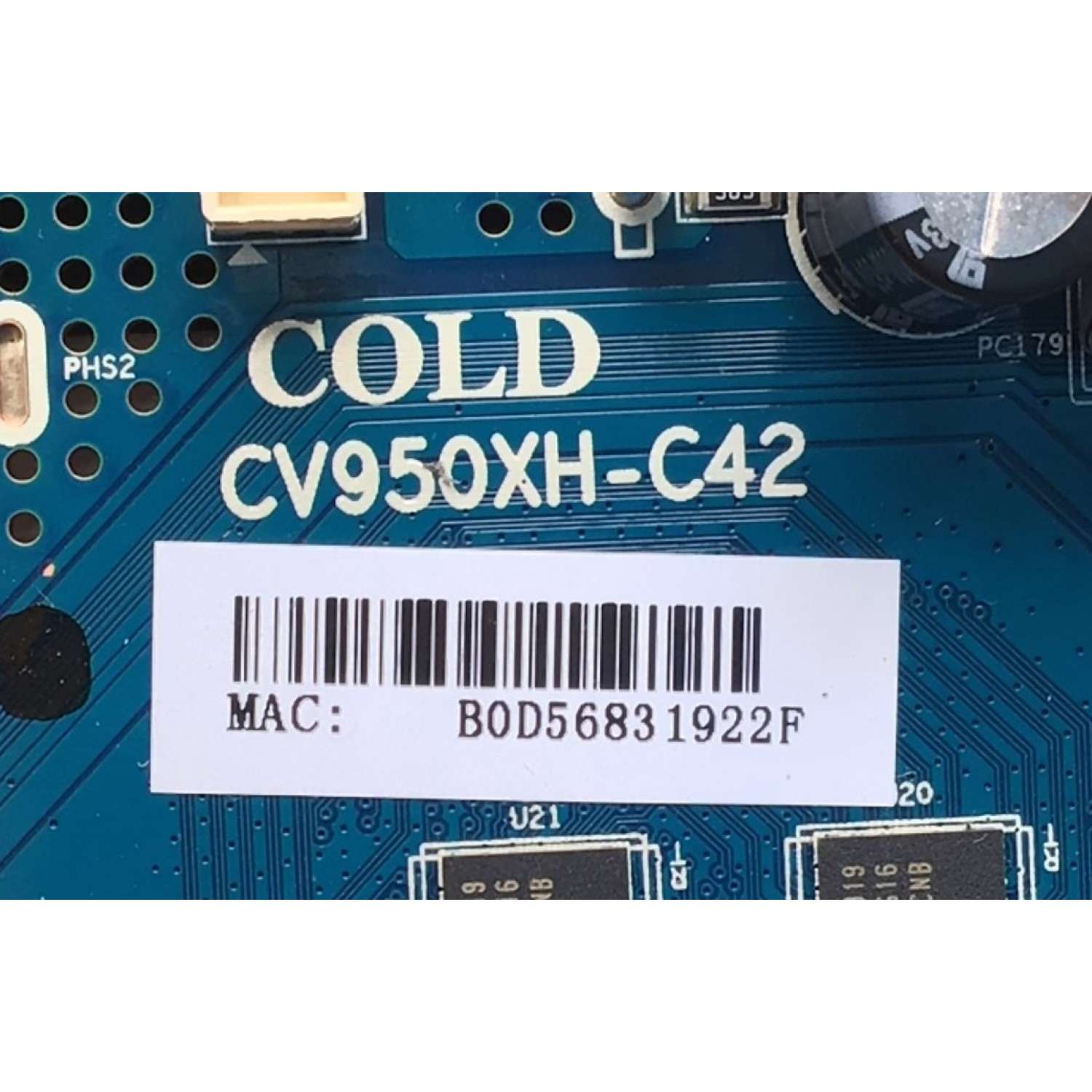 MAIN FUENTE PARA TV POLAROID SMART RESOLUCION (1920 x 1080) NUMERO DE PARTE 100095000028 / CV950XH-C42 / 0D56831922F / 100095000040NK / PANEL LSC400HN02-8 SDC / MODELO / PTV4017ILED - Imagen 3
