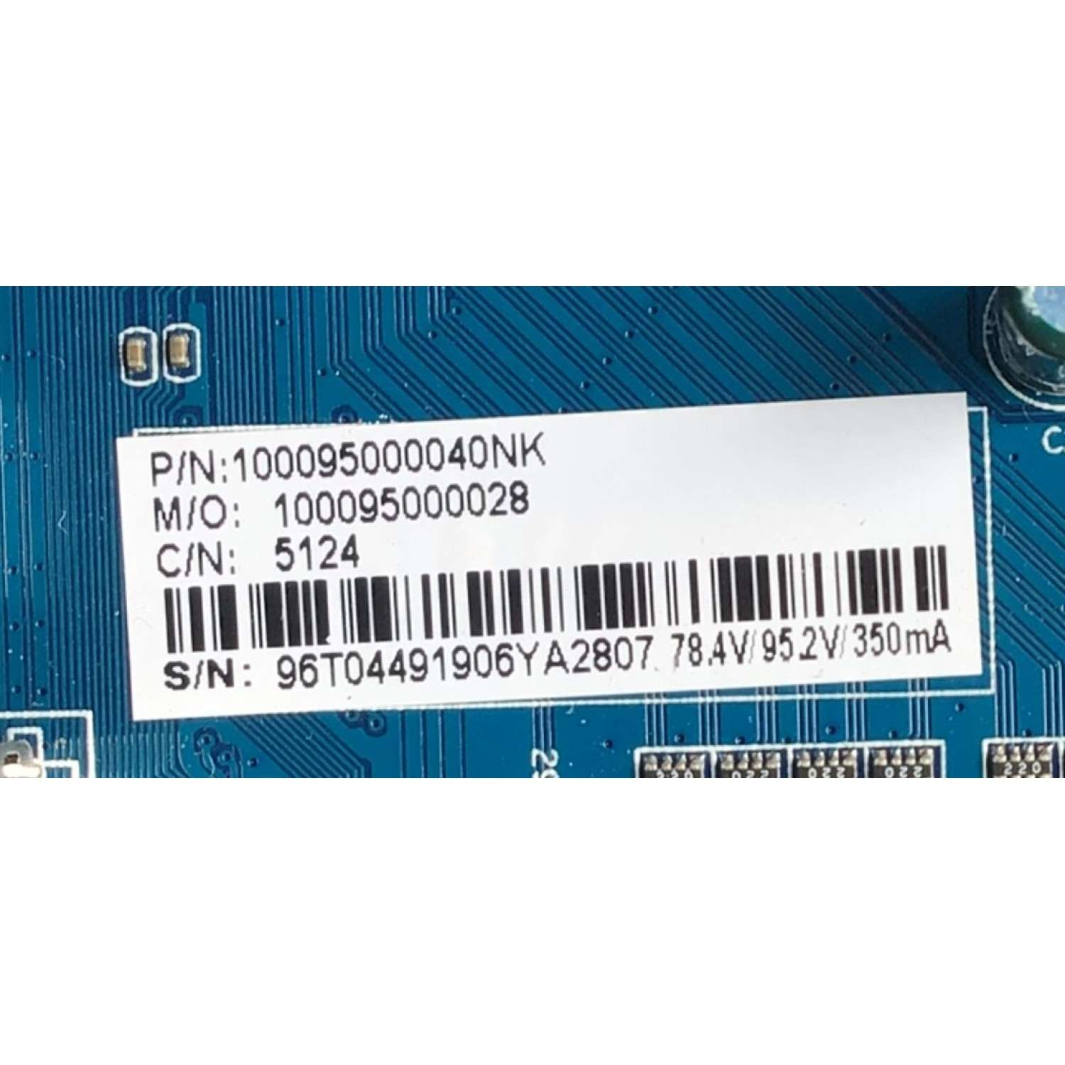 MAIN FUENTE PARA TV POLAROID SMART RESOLUCION (1920 x 1080) NUMERO DE PARTE 100095000028 / CV950XH-C42 / 0D56831922F / 100095000040NK / PANEL LSC400HN02-8 SDC / MODELO / PTV4017ILED - Imagen 2