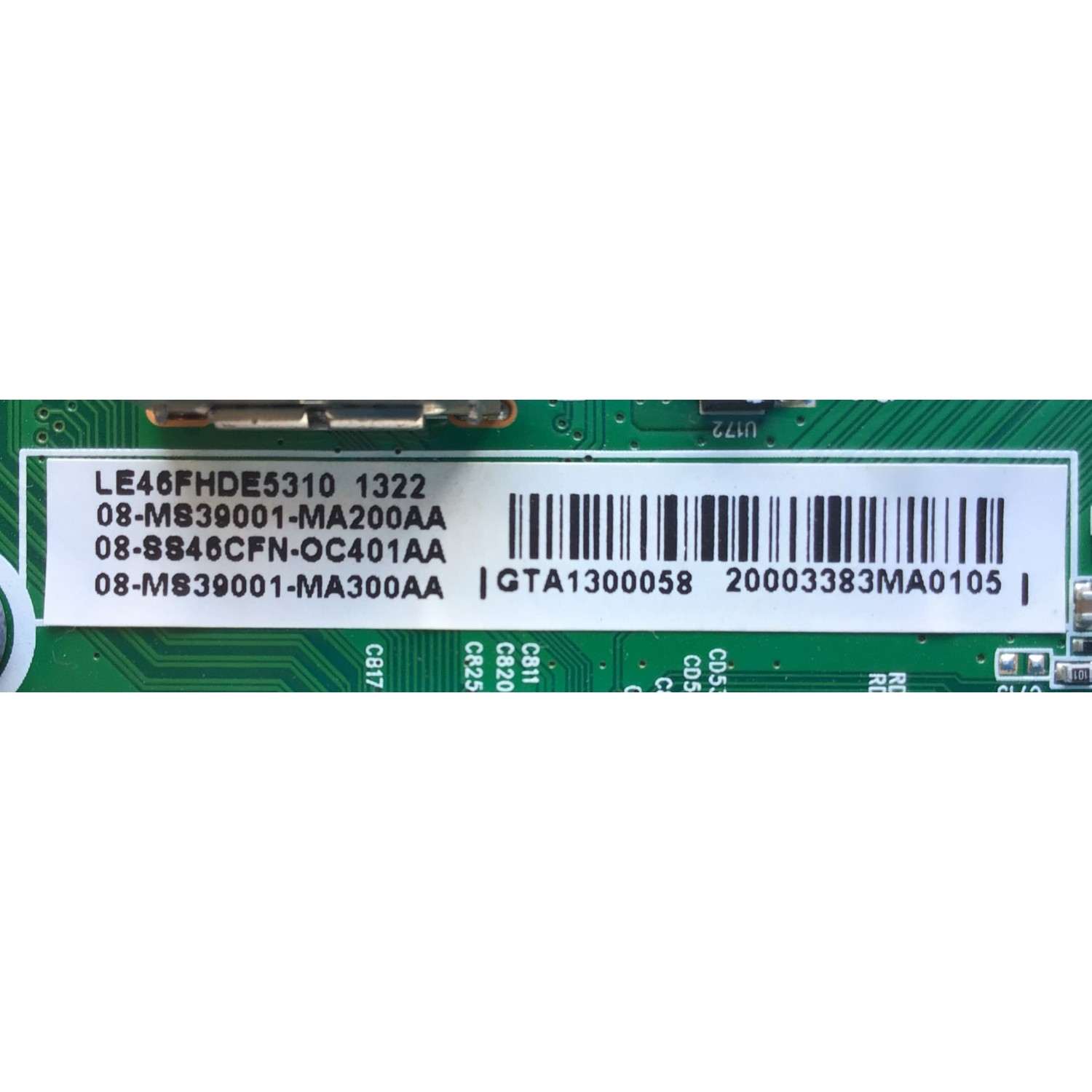 MAIN PARA TV TCL / NUMERO DE PARTE 08-SS46CFN-OC401AA / 40-MS39NA-MAB2HG / 08-MS39001-MA300AA / 08-MS39001-MA200AA / PANEL LVF460NE3L / MODELOS LE46FHDE5310 / LE46FHDE5310TAAA - Imagen 2