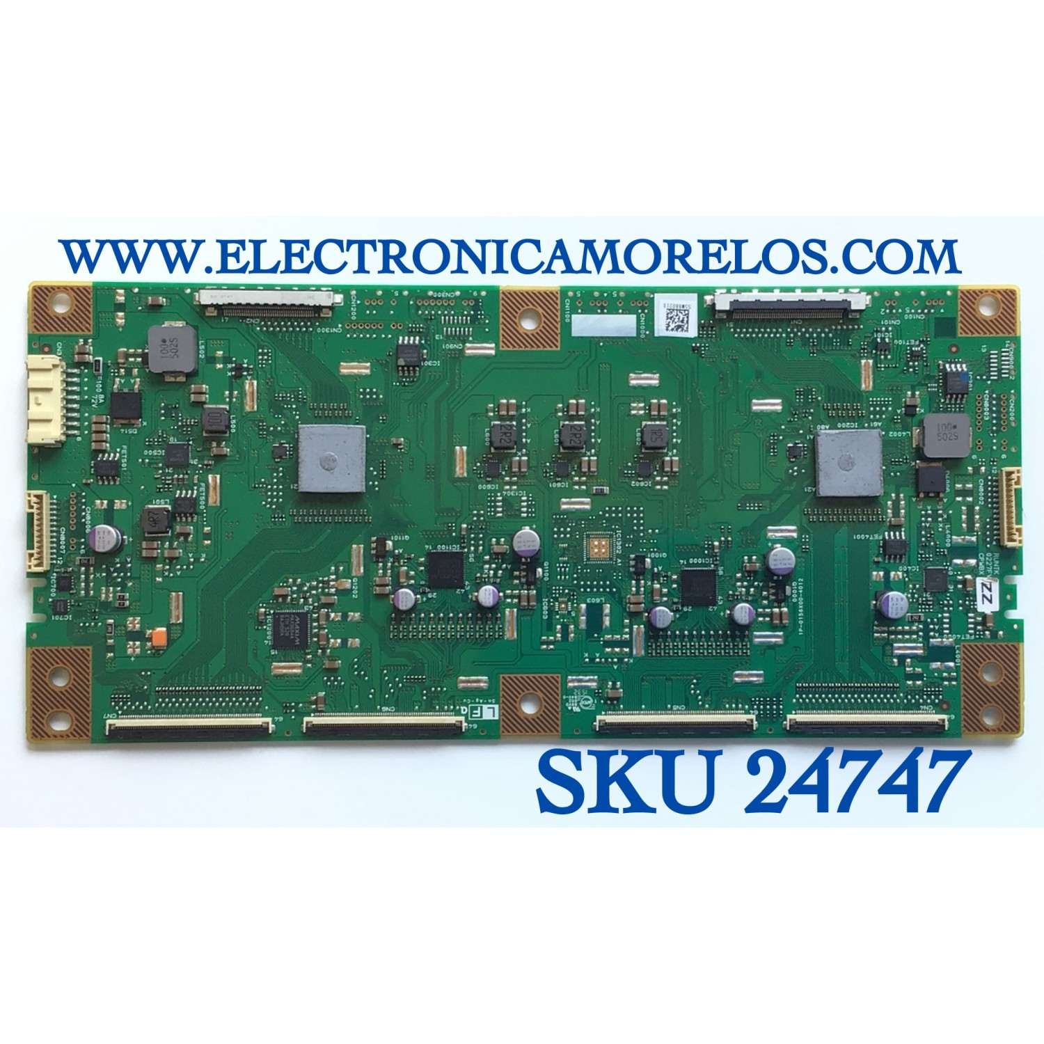 T-CON PARA TV SHARP / NUMERO DE PARTE RUNTK0227FVZZ / CPWBXZZ / S5M88021X / PANEL JE805R3LW00A / MODELO LC-80UE30U