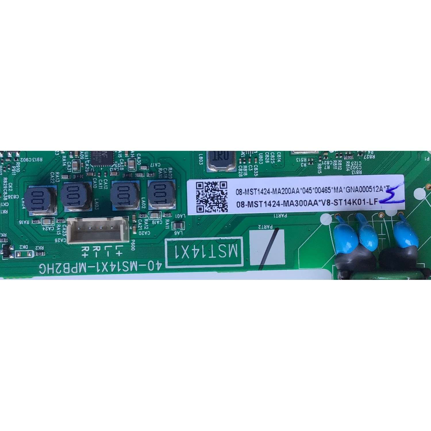 MAIN FUENTE PARA TV TCL  SMART 4K UHD CON HDR RESOLUCION (1280×720) NUMERO DE PARTE 08-MST1424-MA200AA / 40-MS14X1-MPB2HG / 08-MST1424-MA300AA / V8-ST14K01-LF / PANEL LVW320NDEL  MJ9W03 / MODELO 32S331 / 32S335 - Imagen 2