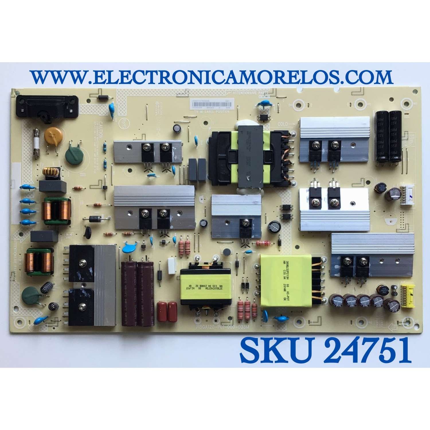 FUENTE DE PODER PARA TV VIZIO / NUMERO DE PARTE ADTVJ1825ABA / 715GA120-P01-000-003M / (X)ADTVJ1825ABA / PANEL TPT650UA-QVN07.U / TPT650UA-QVN07.U REV:S900H / MODELO M65Q8-H1 / M65Q8-H1 LTYWZMKW