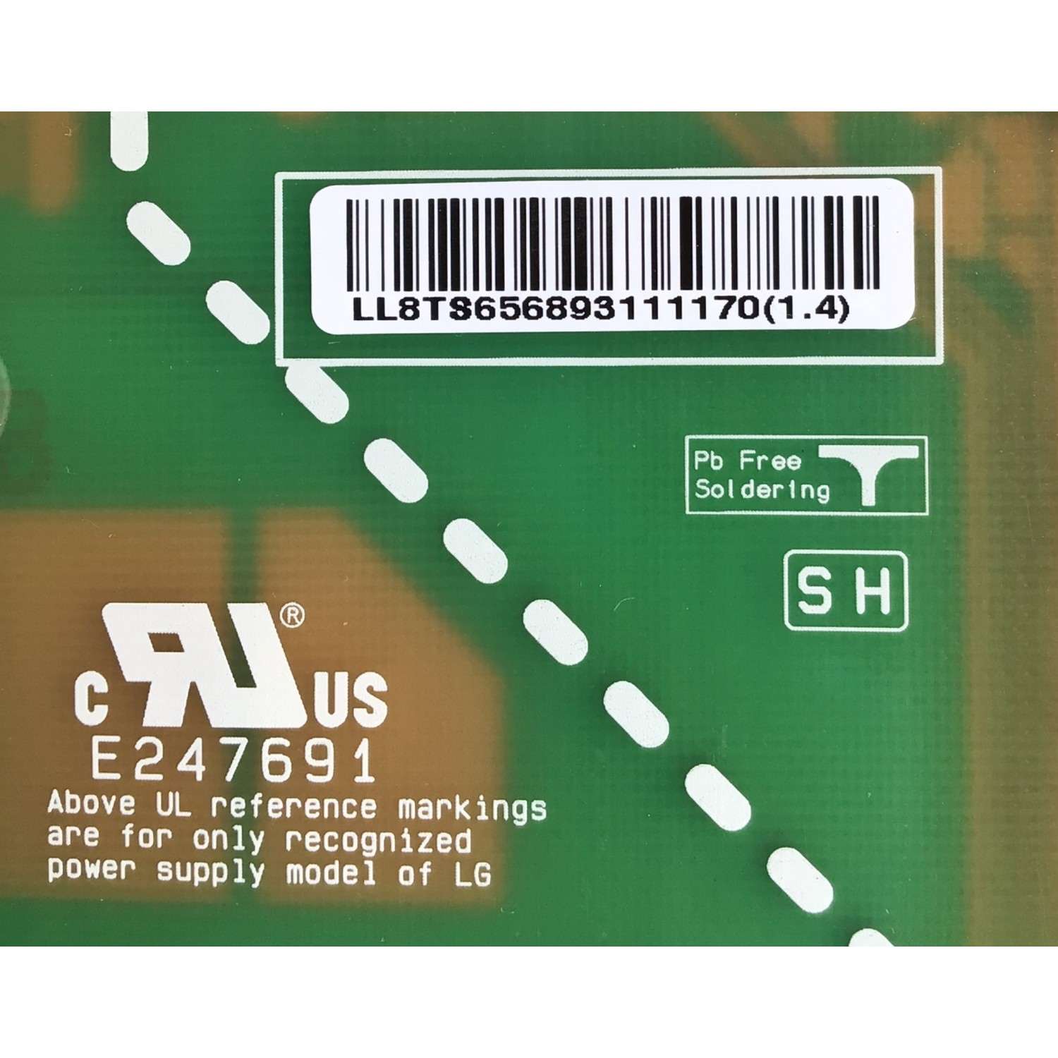 FUENTE DE PODER PARA TV LG NUMERO DE PARTE EAY65689311 / EAX69082711 (2.1) / 65689311 / PANEL AC650AQLWNA1_RS / MODELO OLED65GXPUA.DUSQLJR / OLED65GXPUA - Imagen 2