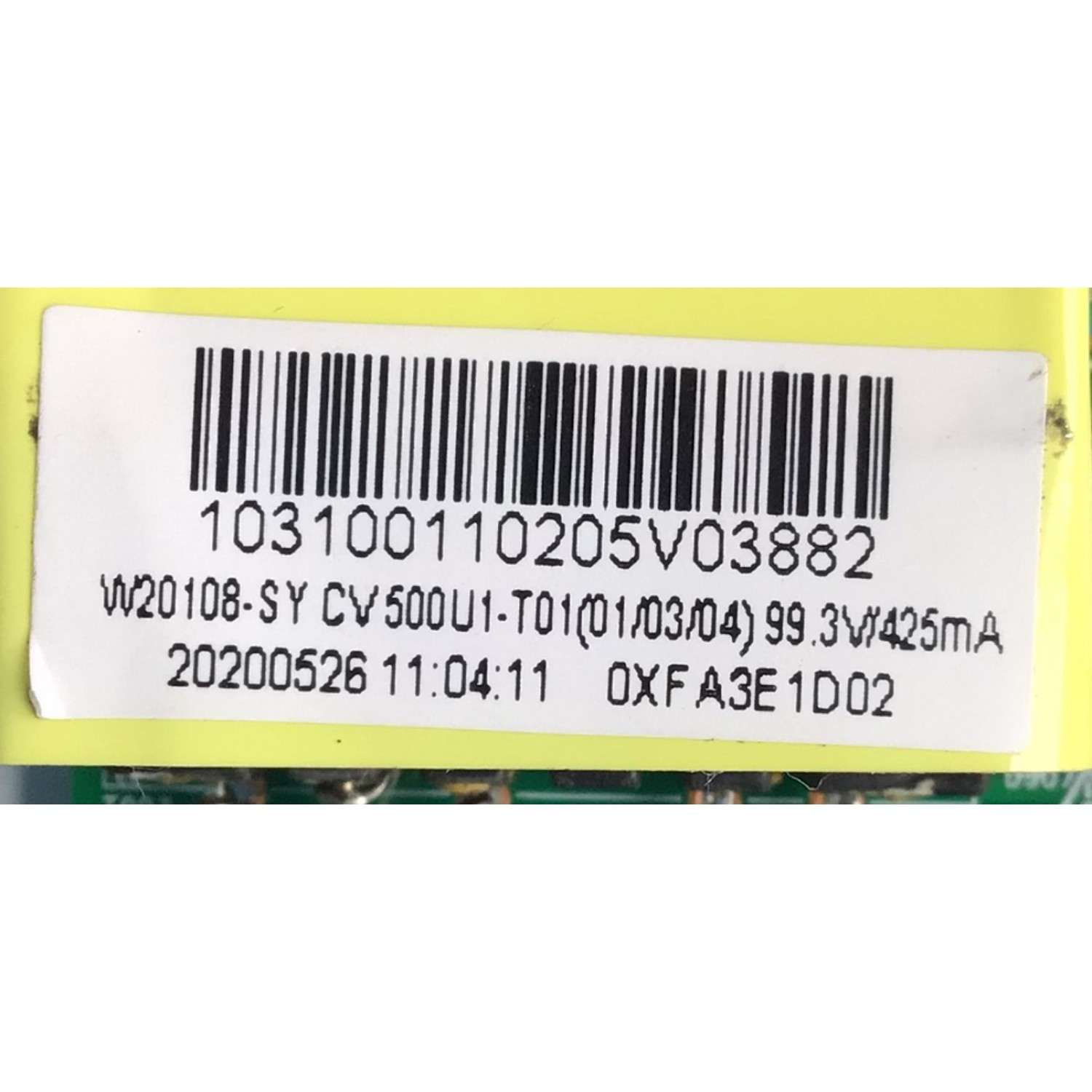 MAIN-FUENTE  PARA TV WESTINGHOUSE RESOLUCION (1920 x 1080) NUMERO DE PARTE W20108-SY / TT307C3  V2 / TL2005026A / 20200526 / 1.30.01.TT307C3-00-03 / CV500U1-T01 / PANEL T500-TAF-DLED / DISPLAY CV500U1-T01 / MODELO WD50FB1200 - Imagen 3