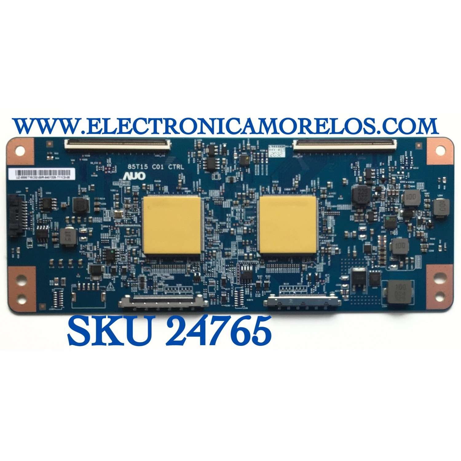 T-CON PARA TV VIZIO / NUMERO DE PARTE 55.85T15.C02 / 85T15 C01 CTRL / 5585T15C02 / UZ-5585T15C02-09R-8401328-T11C9-06 / PANEL T850QVF06.0 / MODELO P85QX-H1 LTYAZUKW / P85QX-H1