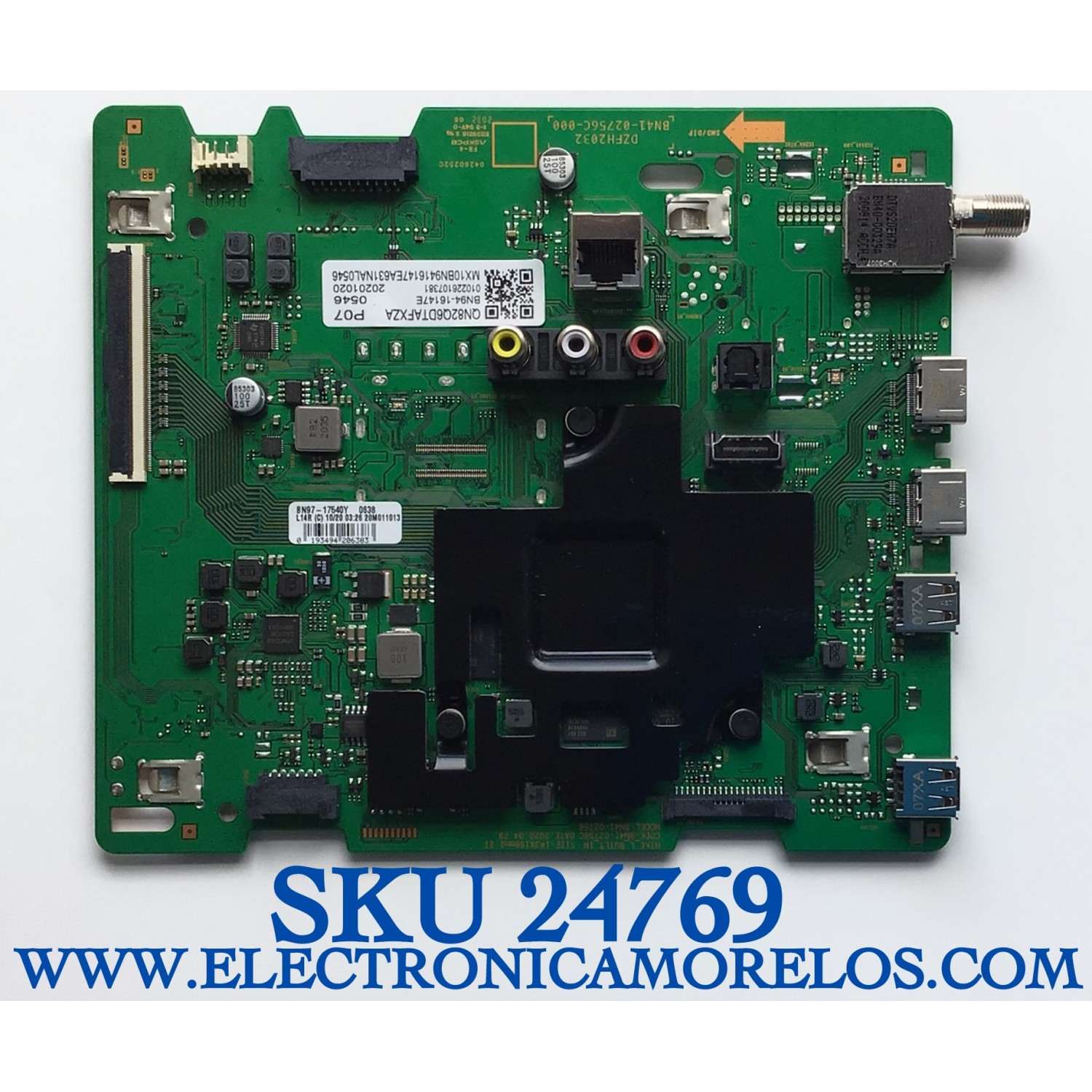 MAIN PARA TV SAMSUNG SMART QLED 4K UHD HDR RESOLUCION (3840X2160) NUM BN94-16147E / BN97-17540Y / BN41-02756C / BN41-02756 / PANEL CY-RT082HGNV1H / DISPLAY BN9650410A / BN96-50410A / MODELOS QN82Q6DTAFXZA  DA02 / QTQ6D / QTQ60F-Q82TF1 / QN82Q60TAFXZA DA02