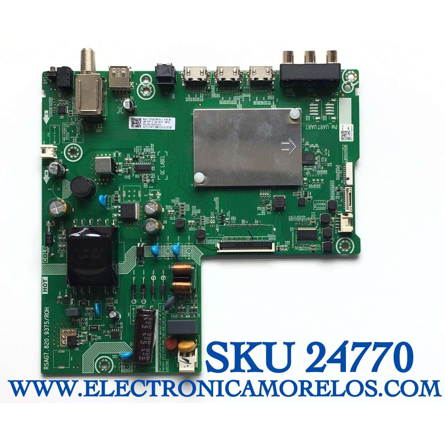 MAIN FUENTE ((COMBO)) PARA TV HISENSE SMART 4K HD / NUMERO DE PARTE 279473 / RSAG7.820.9375/ROH / 36275-279473-20BF-G2031A210576B / B20117677-0A03147 / PANEL JHD315V1H01-TXL1/S0/GM/ROH / DISPLAY V320BJ8-Q01 REV.C1 / MODELO 32H4030F1