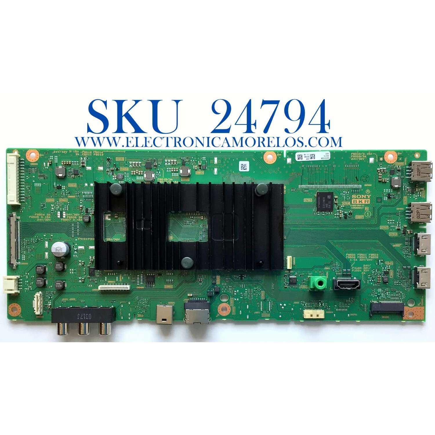 MAIN PARA TV SONY 4K·UHD·HDR / NUMERO DE PARTE A5019133B 220 / 1-002-204-11 / 100220211 / A-5019-133-B 220 / PANEL YSAF065CNS01 / DISPLAY ST6451D02-E / MODELO KD-65X75CH / KD65X75CH