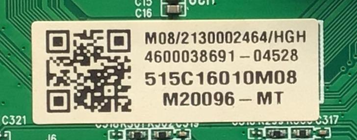 MAIN PARA TV ONN·ROKU TV 4K UHD HDR SMART TV (60) / NUMERO DE PARTE 515C16010M08 /  MS16010-ZC01-01 / 2E01413C0 / M20096-MT / PANEL JE601R3HB3F / MODELO 100024699 / ((NOTA IMPORTANTE:CHECAR QUE EL PANEL Y MODELO CORRESPONDA CON SU TELEVISION)) - Imagen 3