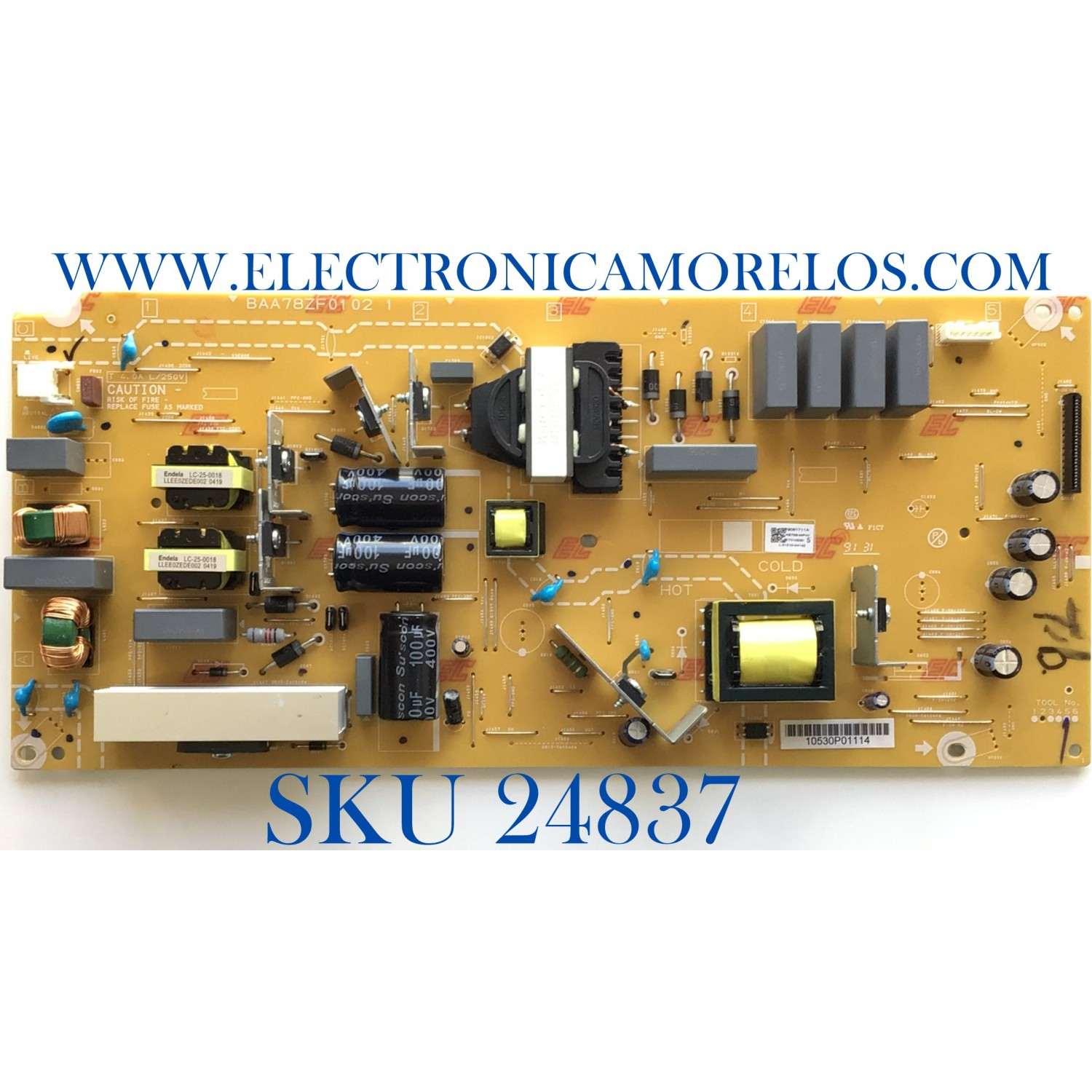 FUENTE DE PODER PARA TV PHILIPS / NUMERO DE PARTE AB789MPW / AB789-MPW / BAA78ZF0102 1 / BAA78ZF01021 / E7310530 / DISPLAY LSC650FN04-301 / MODELO 65PFL5604/F7