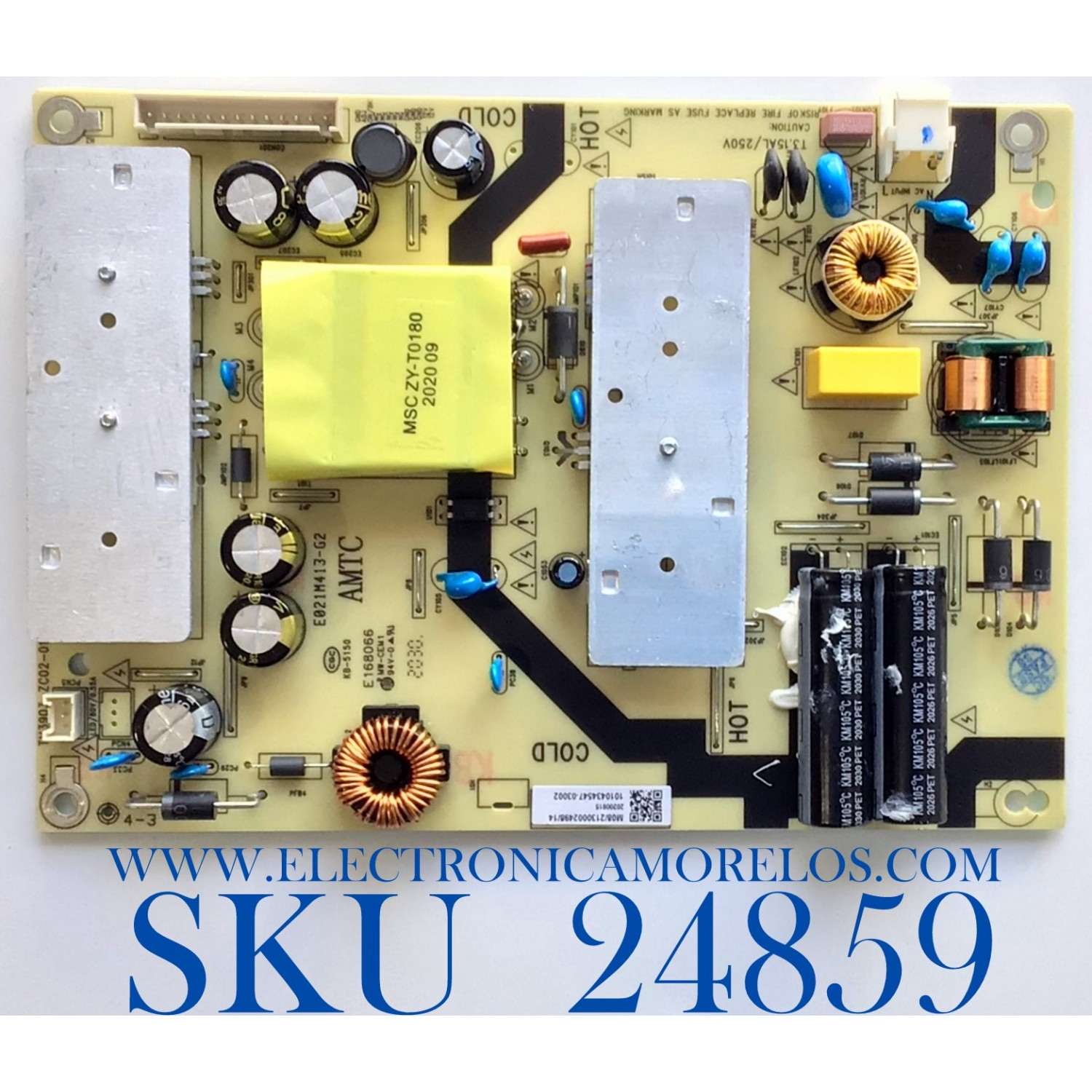 T-CON PARA TV SAMSUNG 4K SMART TV / NUMERO DE PARTE BN95-01947A / BN41-02297A / BN97-09234A / PANEL CY-GJ065FLLV1H / MODELOS UN65JU7100 / UN65JU7000 / UN65JU6500 / UN65JU650D / UA65JU6400 / UA65JU6470 / UE65JU6400 / UE65JU6470 / MODELOS EN DESCRIPCION