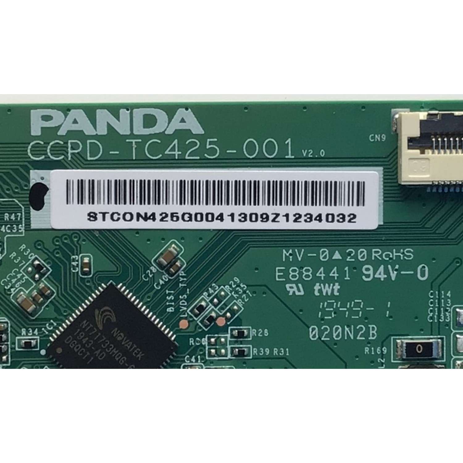 T-CON PARA TV WESTINGHOUSE·ROKU TV HD SMART TV / NUMERO DE PARTE STCON425G-004 / STCON425G004 / CCPD-TC425-001 / E88441 / PANEL CC430LV1D01 / MODELO WR43FX2019 / ((NOTA IMPORTANTE:CHECAR QUE EL PANEL Y MODELO CORRESPONDA CON SU TELEVISION) - Imagen 2