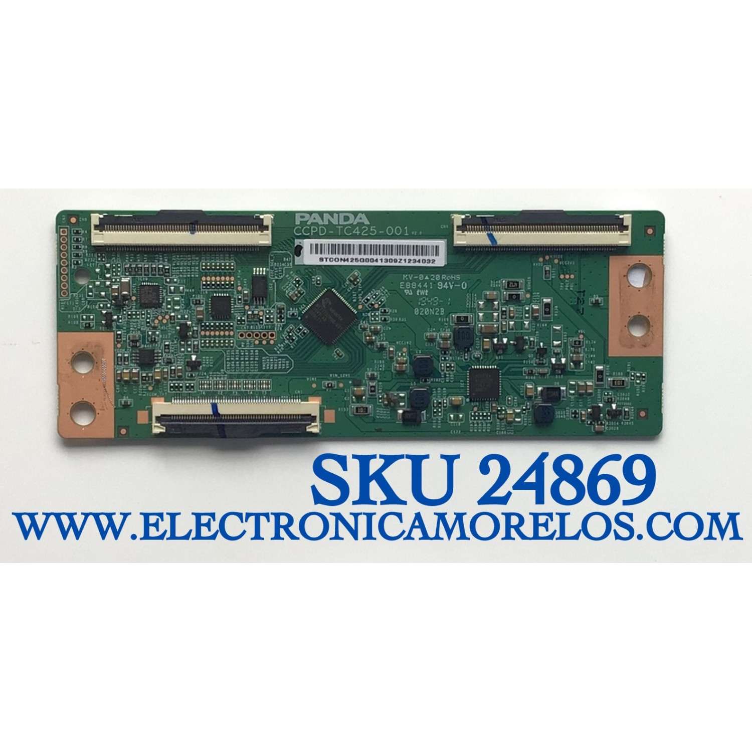 T-CON PARA TV WESTINGHOUSE·ROKU TV HD SMART TV / NUMERO DE PARTE STCON425G-004 / STCON425G004 / CCPD-TC425-001 / E88441 / PANEL CC430LV1D01 / MODELO WR43FX2019 / ((NOTA IMPORTANTE:CHECAR QUE EL PANEL Y MODELO CORRESPONDA CON SU TELEVISION)