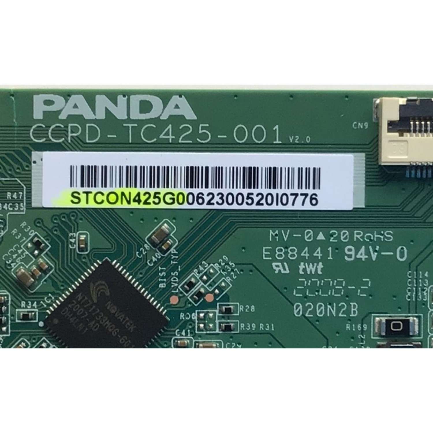 T-CON PARA TV WESTINGHOUSE·ROKU TV HD SMART TV / NUMERO DE PARTE STCON425G-006 / CCPD-TC425-001 / E88441 / STCON425G006 / PANEL CC430LV1D / MODELO WR43FX2019 / ((NOTA IMPORTANTE:CHECAR QUE EL PANEL Y MODELO CORRESPONDA CON SU TELEVISION)) - Imagen 2