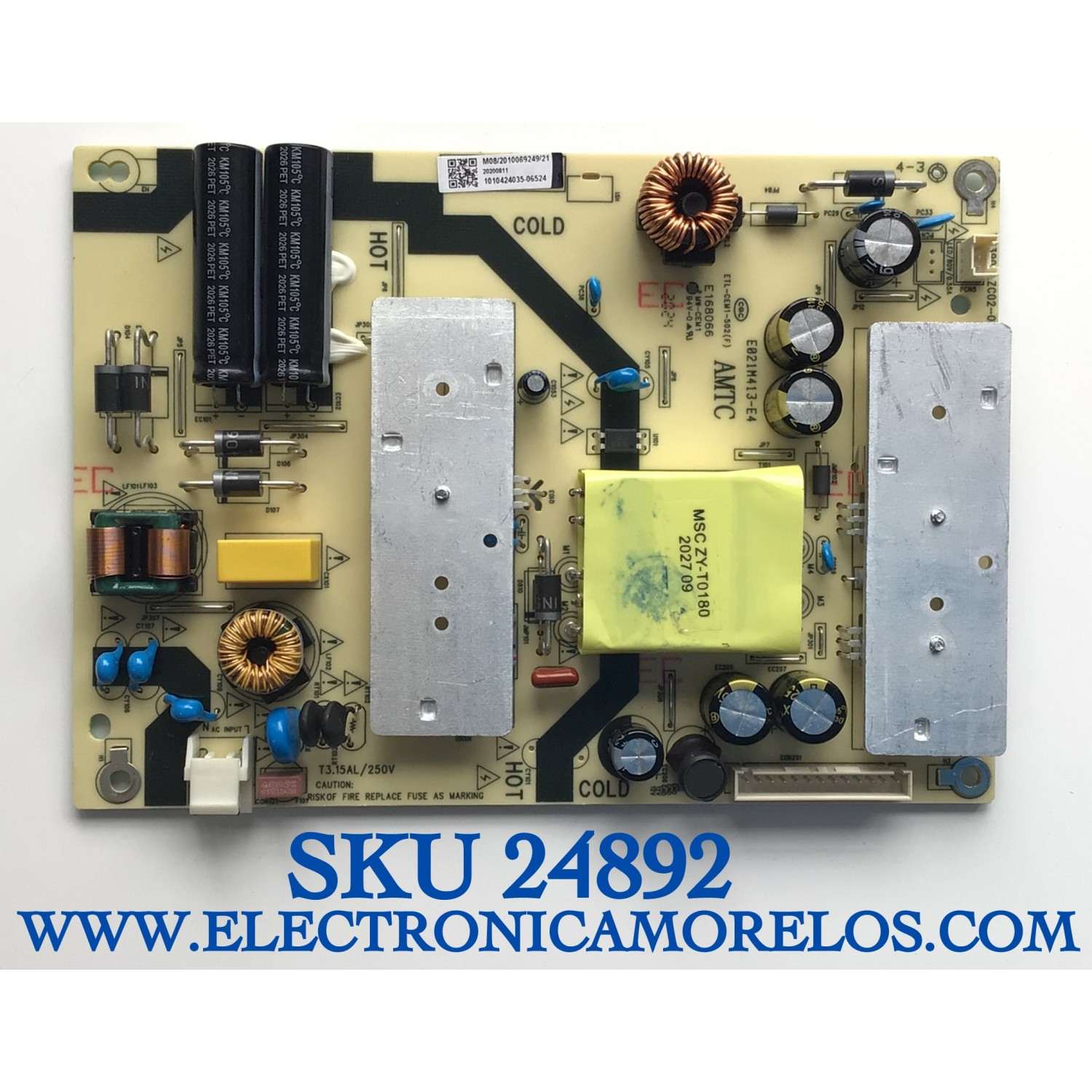 MAIN PARA TV SAMSUNG 4K UHD SMART TV / NUMERO DE PARTE BN94-08410B / BN41-02356A / BN97-09415A / PANEL CY-GJ065FLLV1H / MODELO UN65JU7100 / UN65JU7100FXZA / UN65JU7100FXZA TH01