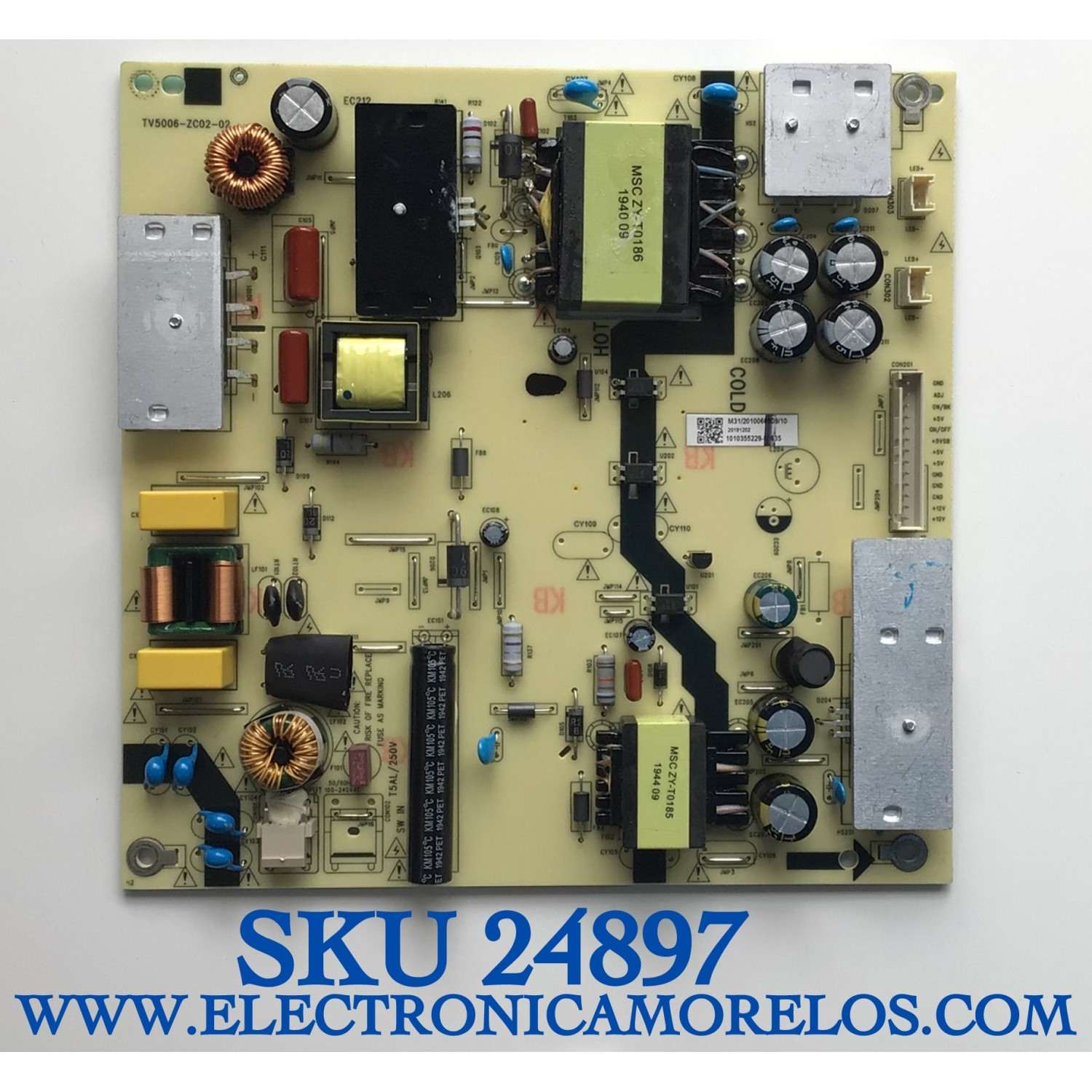 MAIN PARA TV PHILIPS / NUMERO DE PARTE A78ND / BAA7VCG0201 3 / BAA7VCG02013 / MODELO 65PFL5607/F7