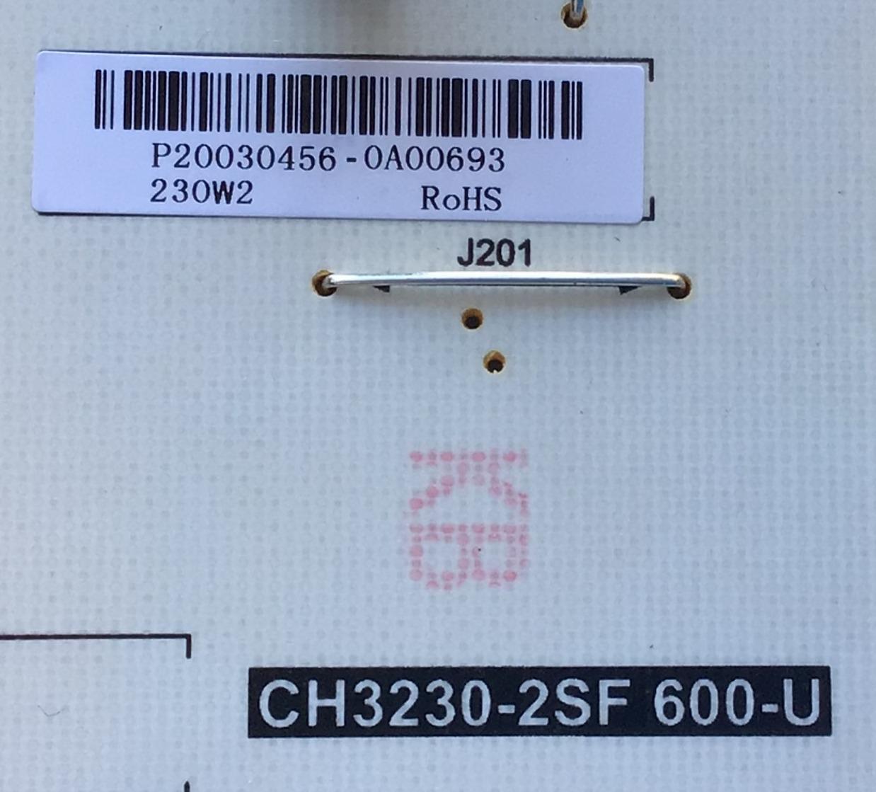 FUENTE PARA TV WESTINGHOUSE NUMERO DE PARTE P20030456 / CH3230-2SF600-U / E173873 / P20030456-0A00693 / PANEL C650Y19-F8 / MODELO WR65UX4019 - Imagen 2