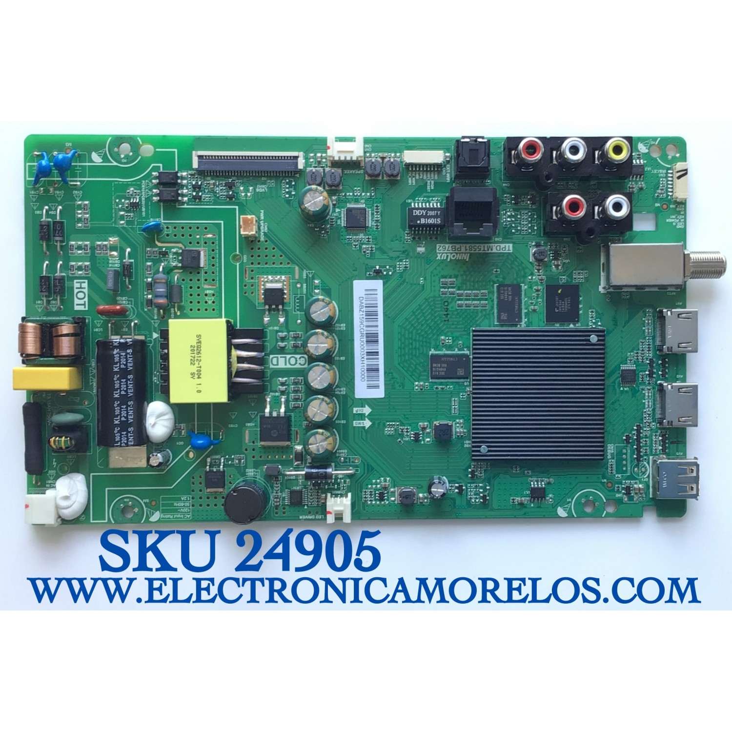 MAIN PARA MONITOR LG / NUMERO DE PARTE E2242T / E227809 B / NUMERO DE PANEL LGM215AP11 / MODELO DE 22''